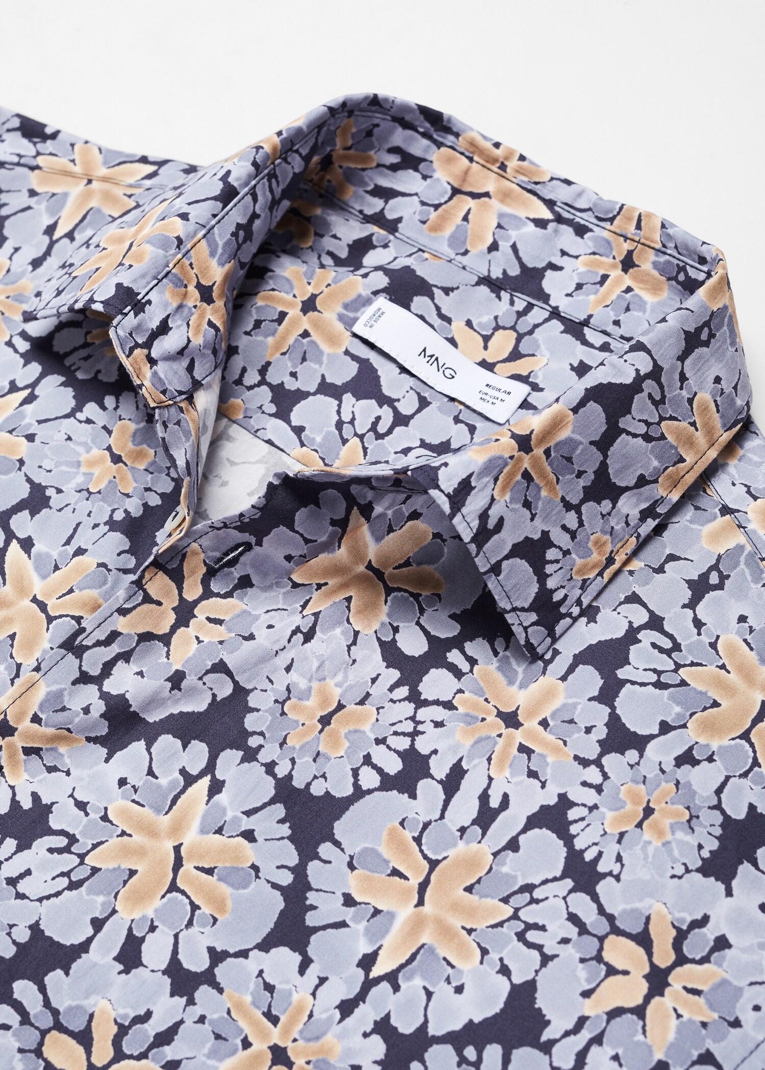 Camisa 100% algodón regular fit estampada - Detalle del artículo 8