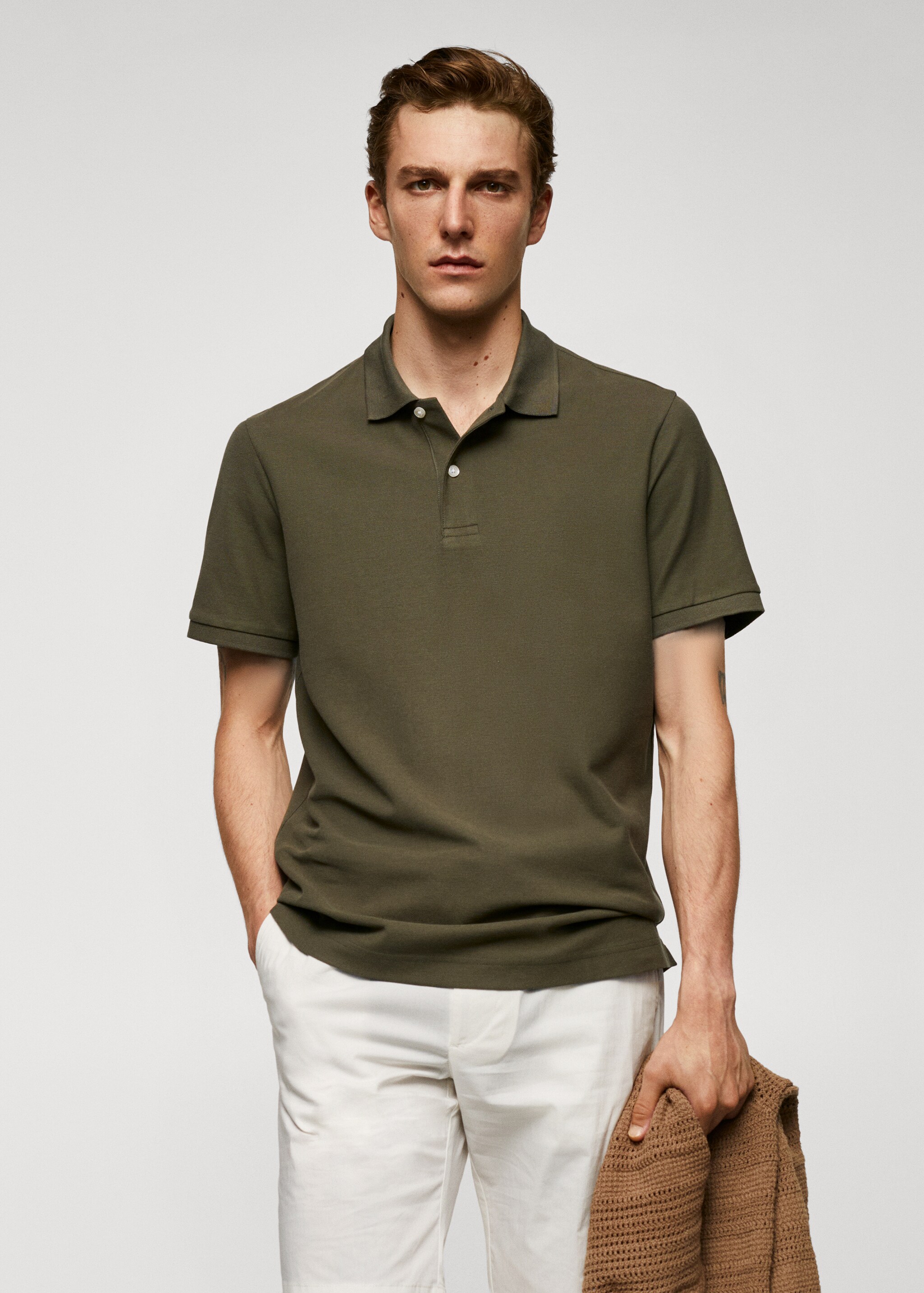 Poloshirt aus 100 %  Baumwoll-Piqué - Mittlere Ansicht