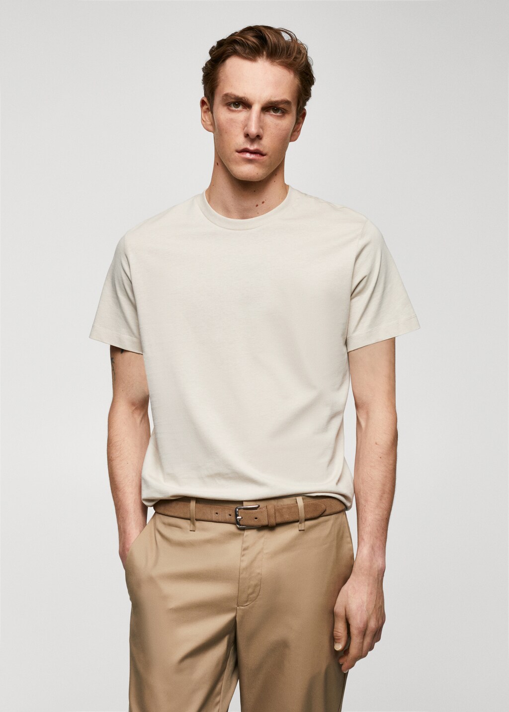 Mango basics t shirt best sale