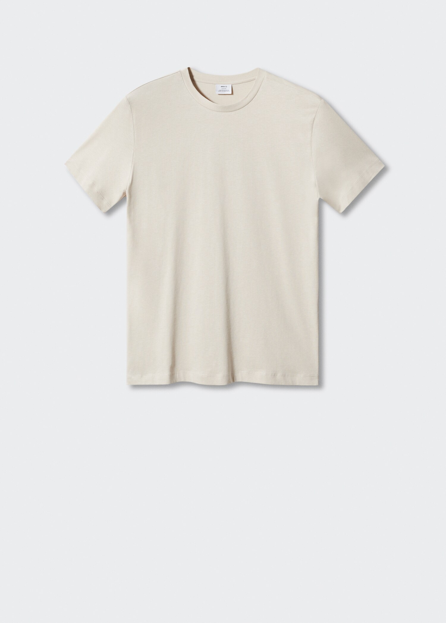 Basic cotton stretch T-shirt - Article without model