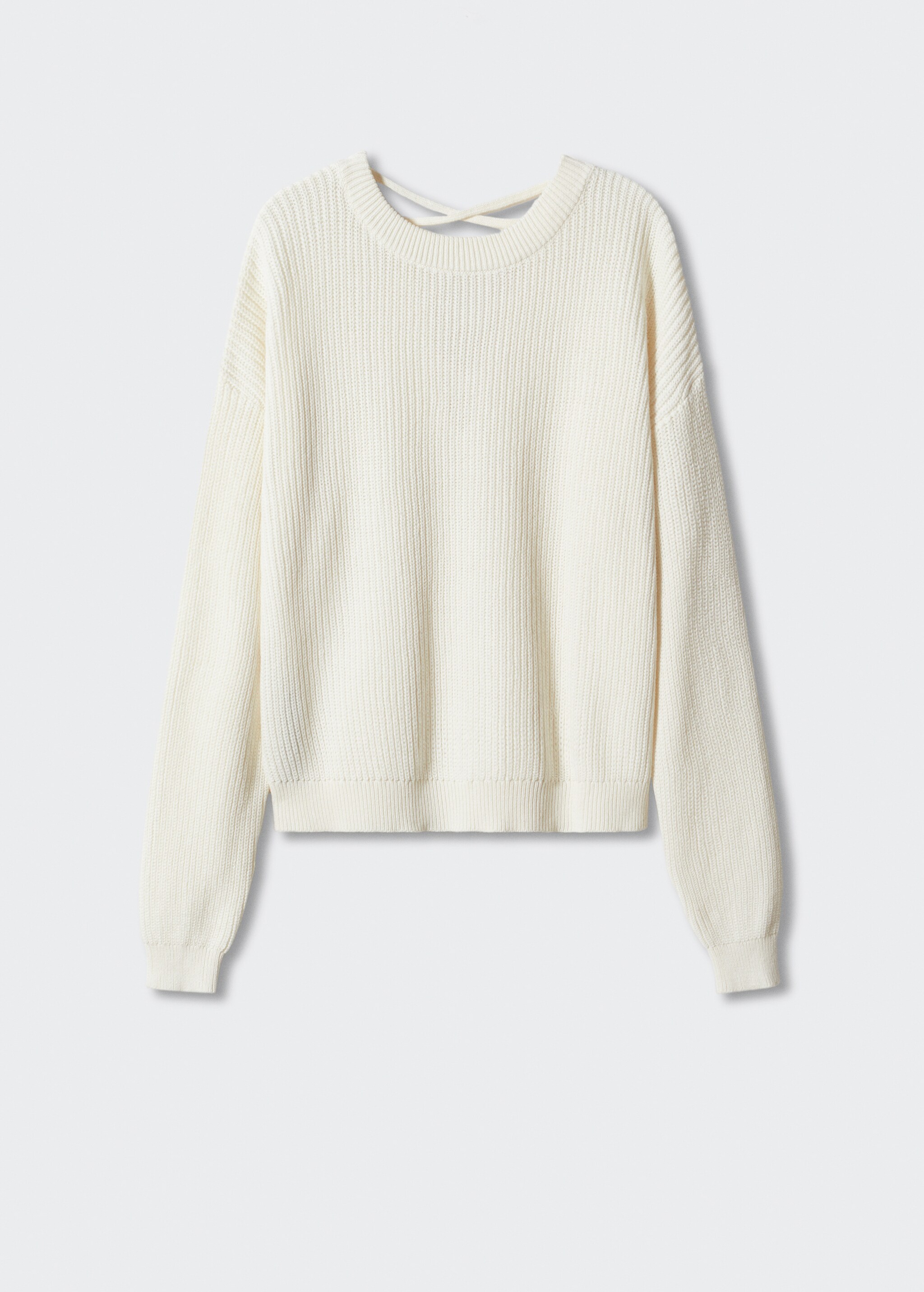 Knit cotton sweater - Artikel zonder model