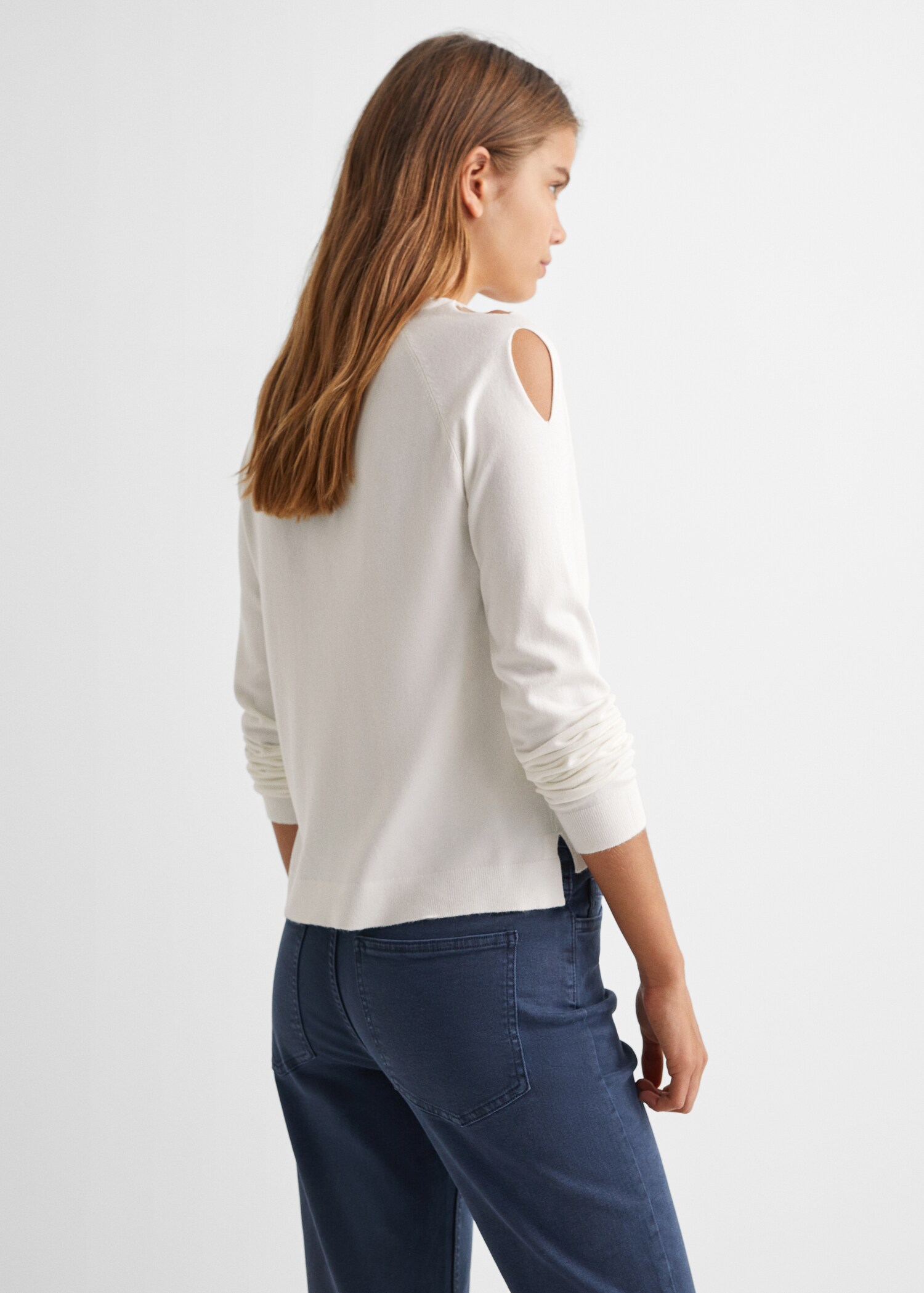Cut-out sweater - Artikelns baksida