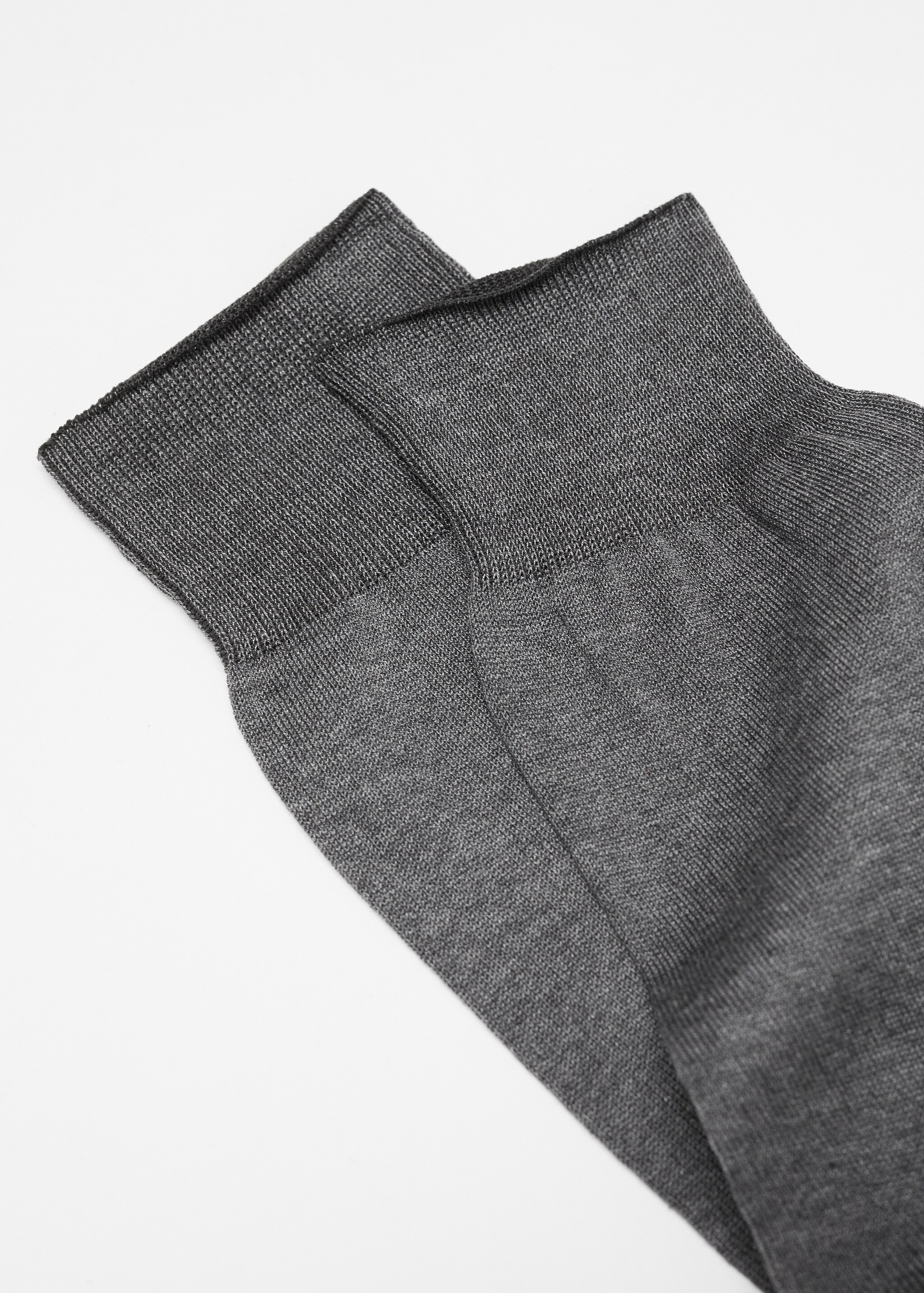 2er-Pack unifarbene Socken aus 100 % Baumwolle - Detail des Artikels 8