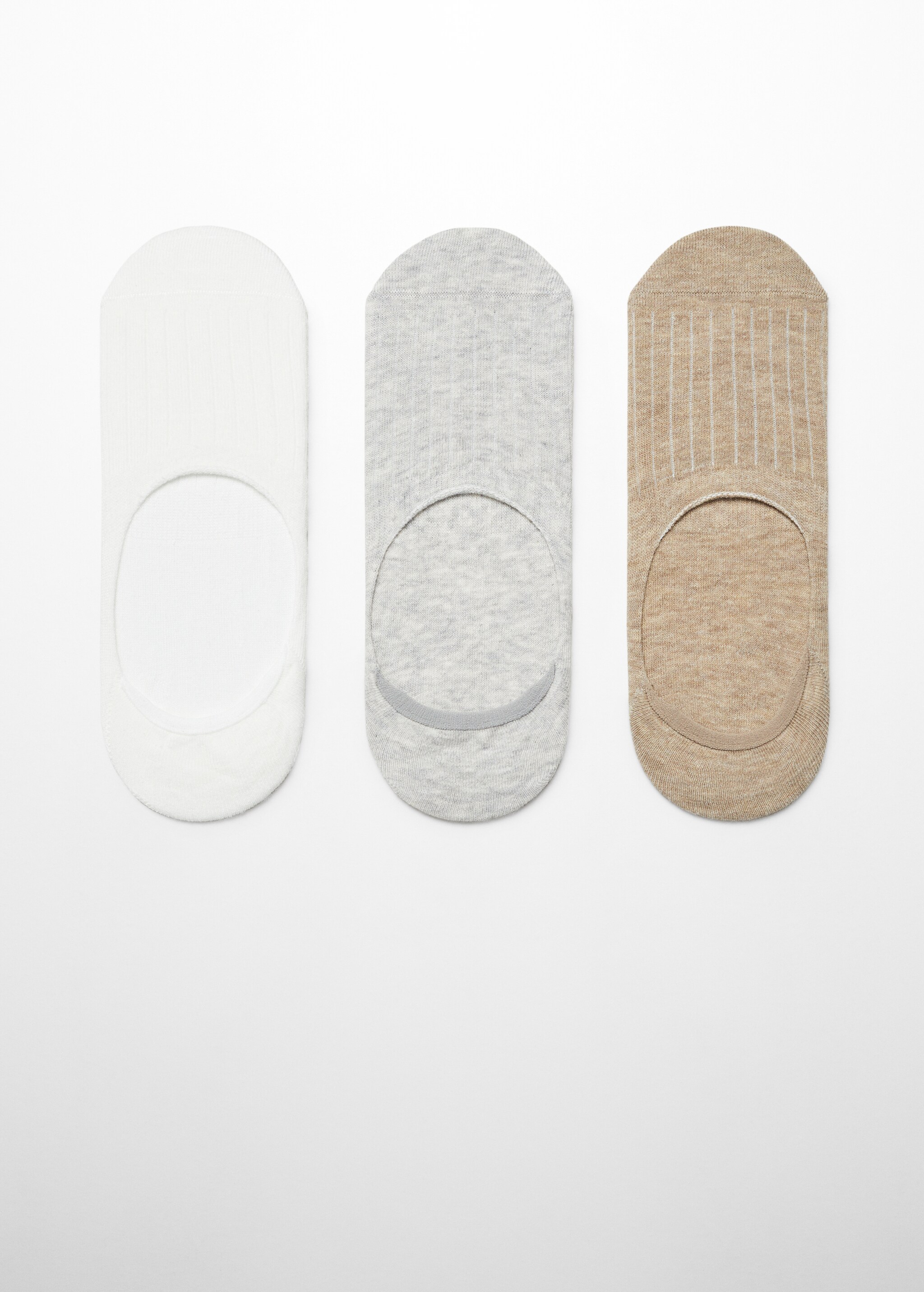 Pack 3 calzini cotone coste - Articolo senza modello