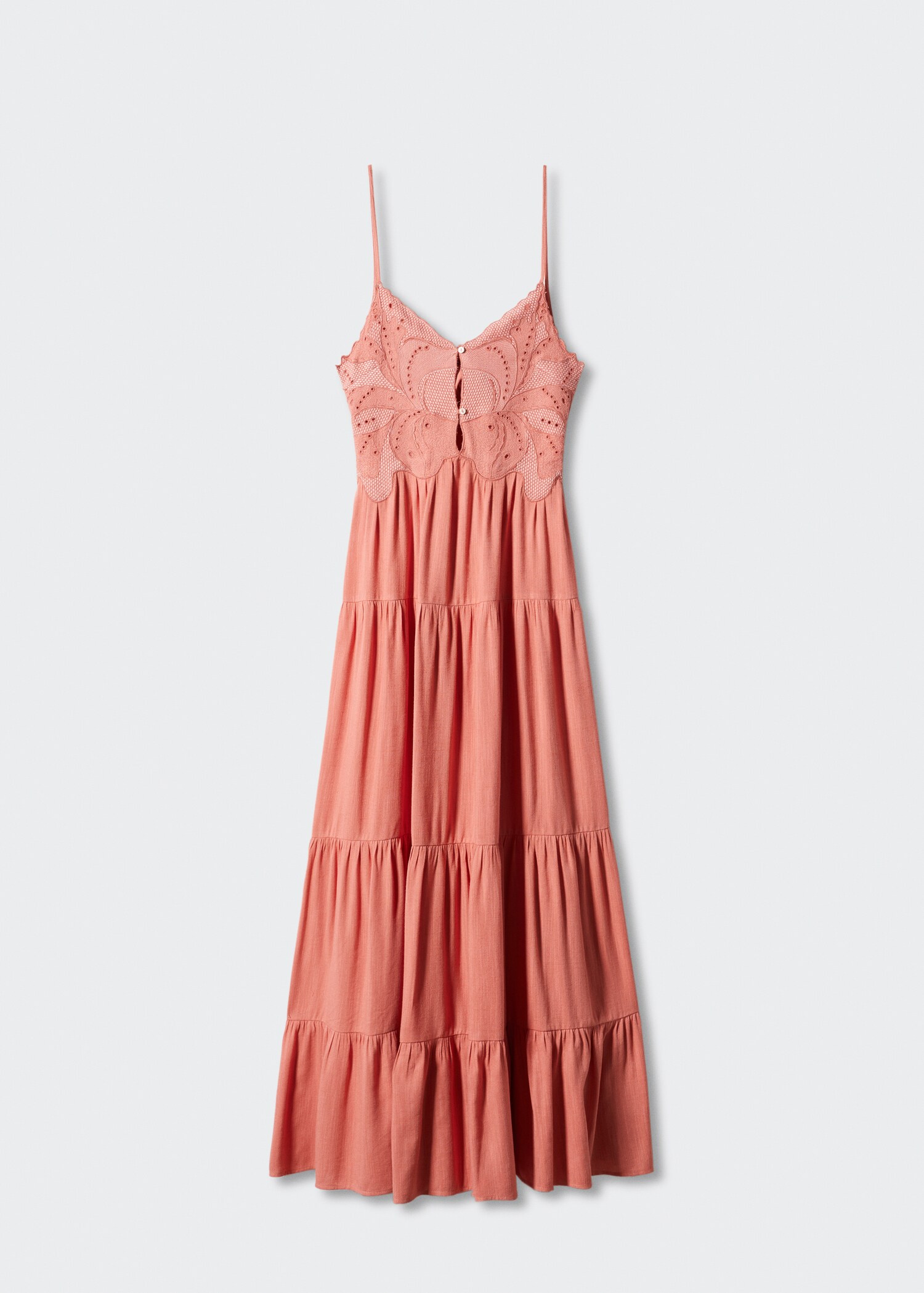 Besticktes Kleid mit ausgestelltem Rock - Artikel ohne Model