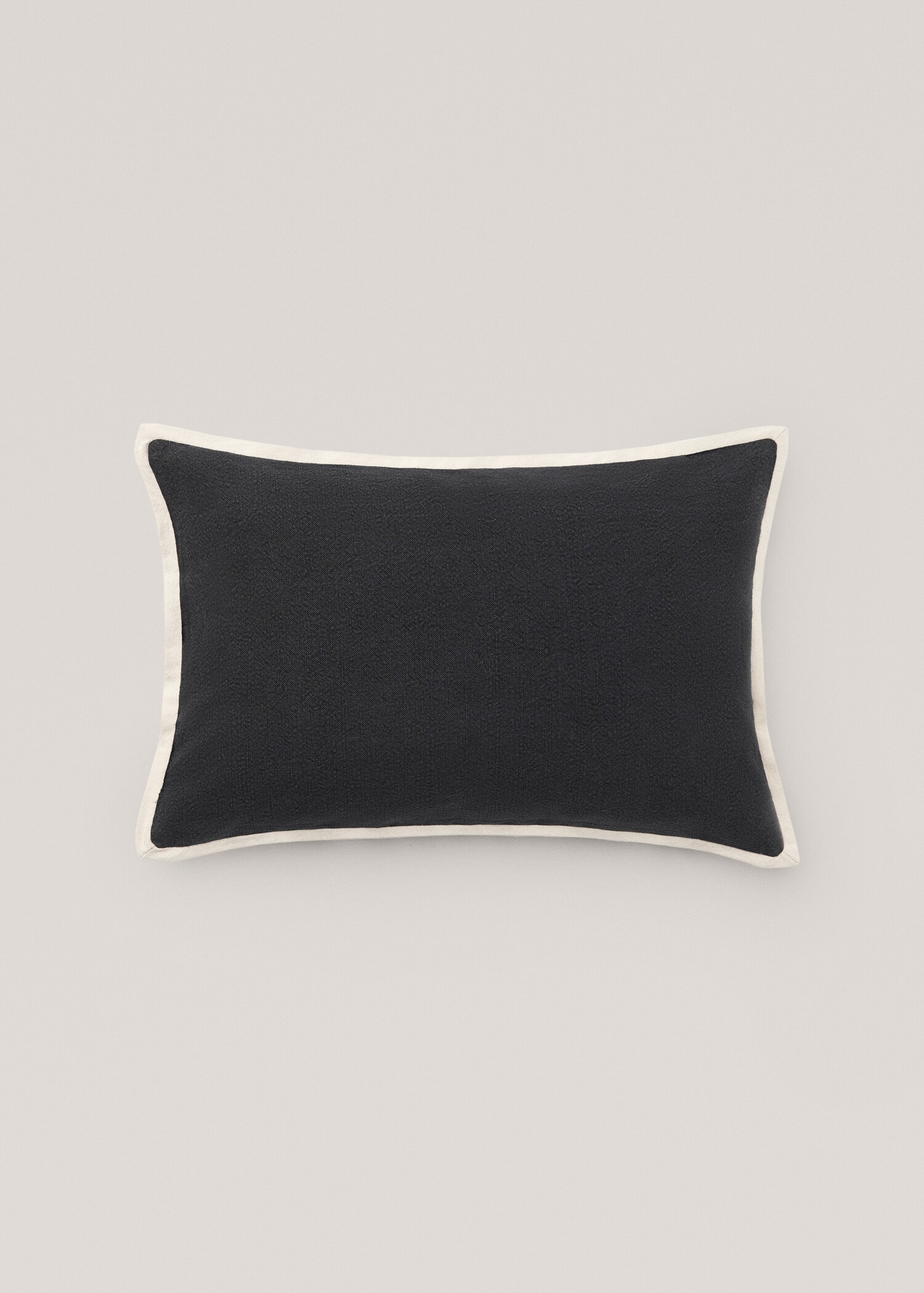 Housse coussin lin et coton mélangés 40x60 cm - Article sans modèle