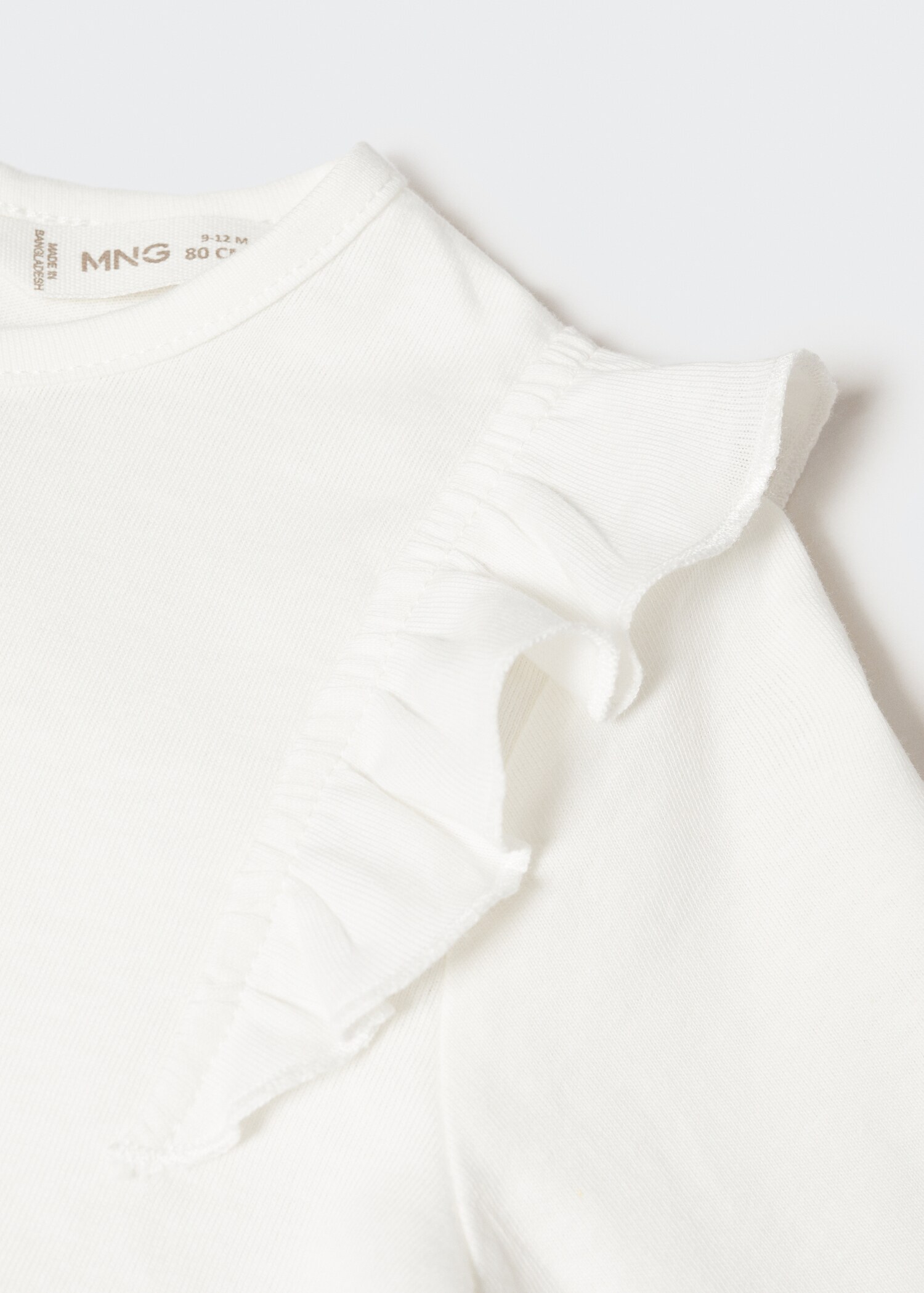 Long -sleeved t-shirt with ruffles - Детальніше про товар 8