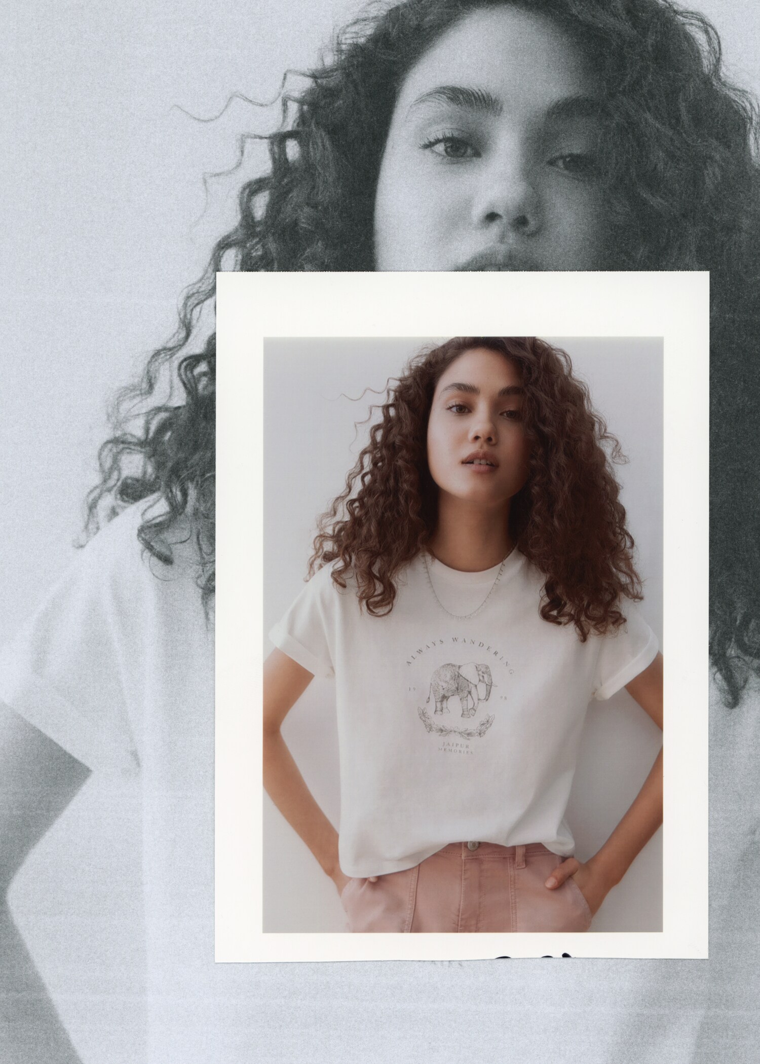 Printed cotton-blend T-shirt - Details of the article 5