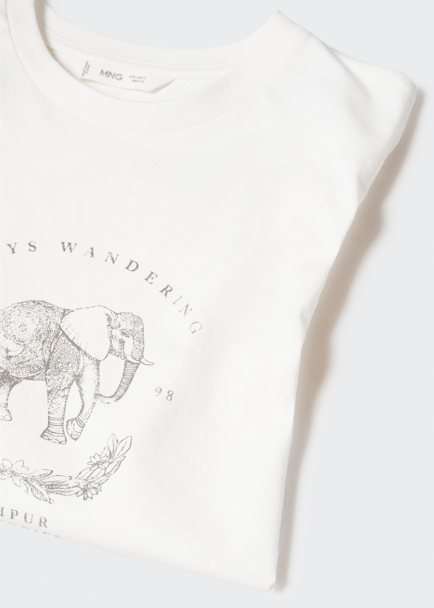 Printed cotton-blend T-shirt - Details of the article 8