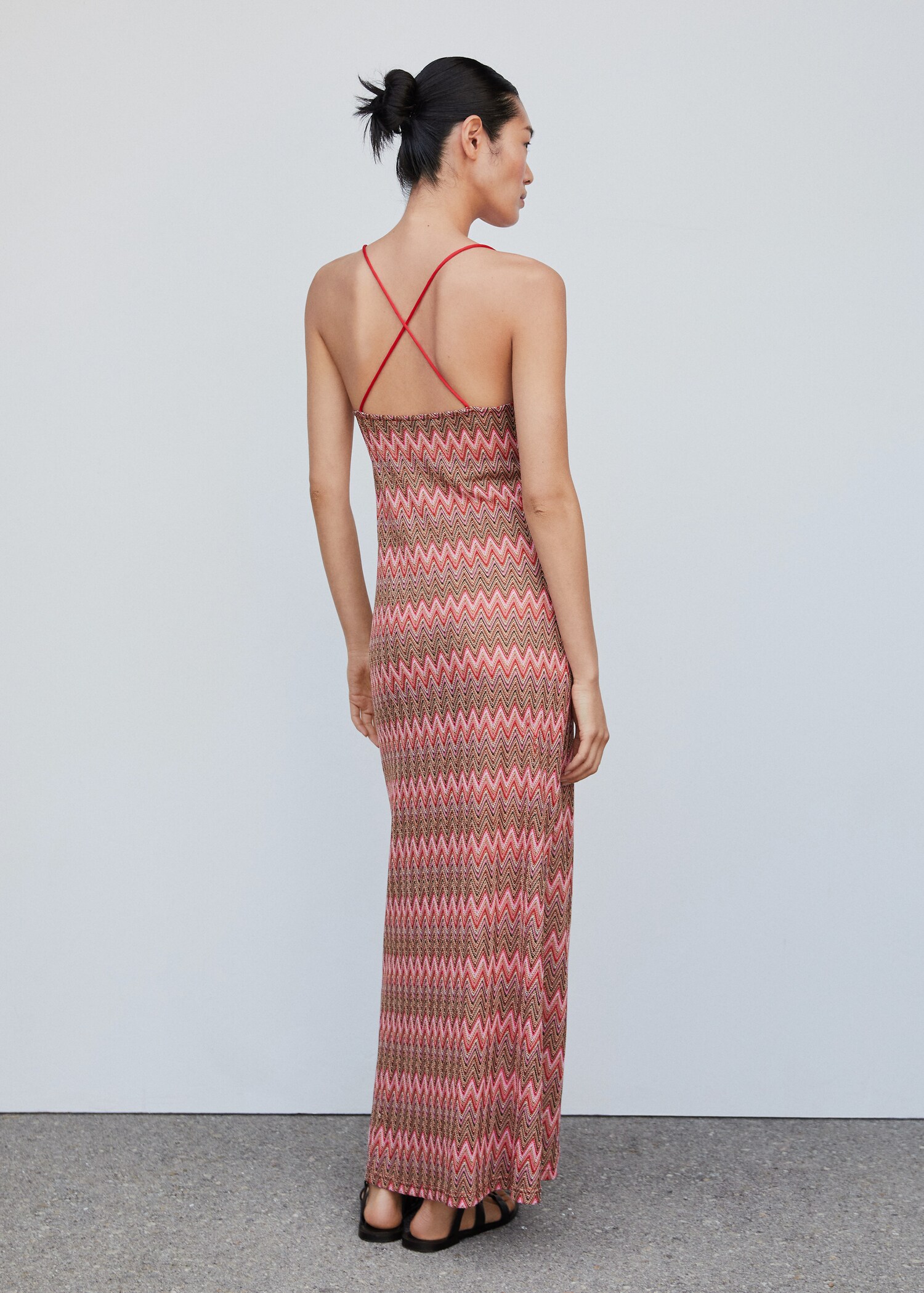 Robe motif géométrique - Verso de l’article