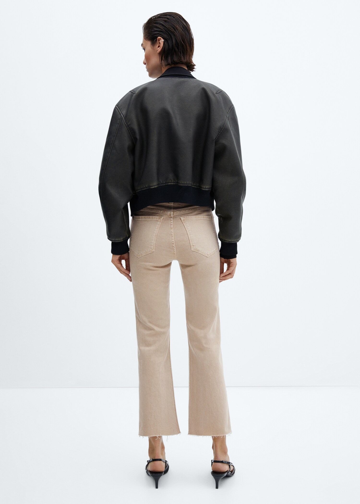 Jean Sienna flare crop - Verso de l’article