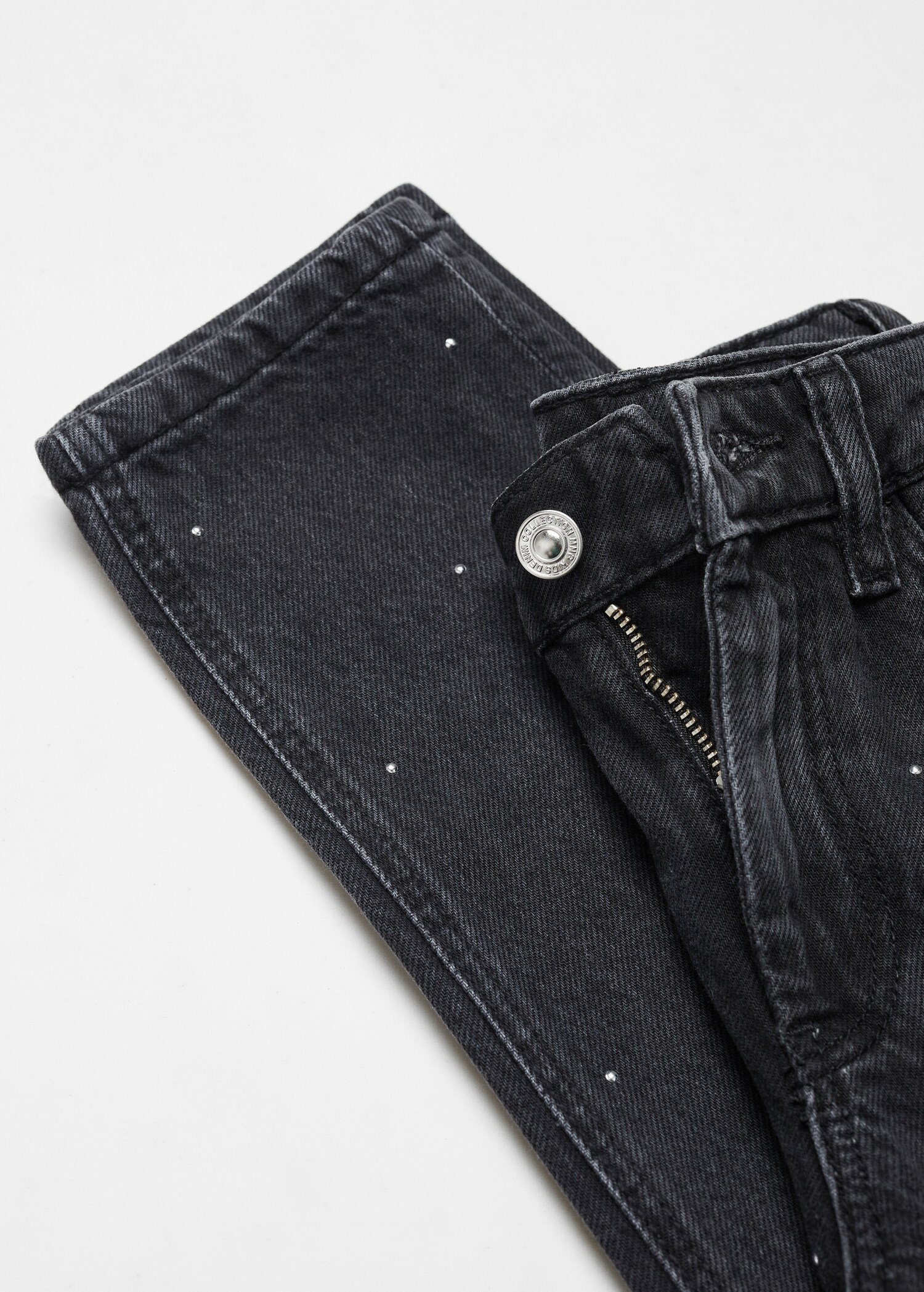 Shiny mom-fit jeans - Details of the article 8