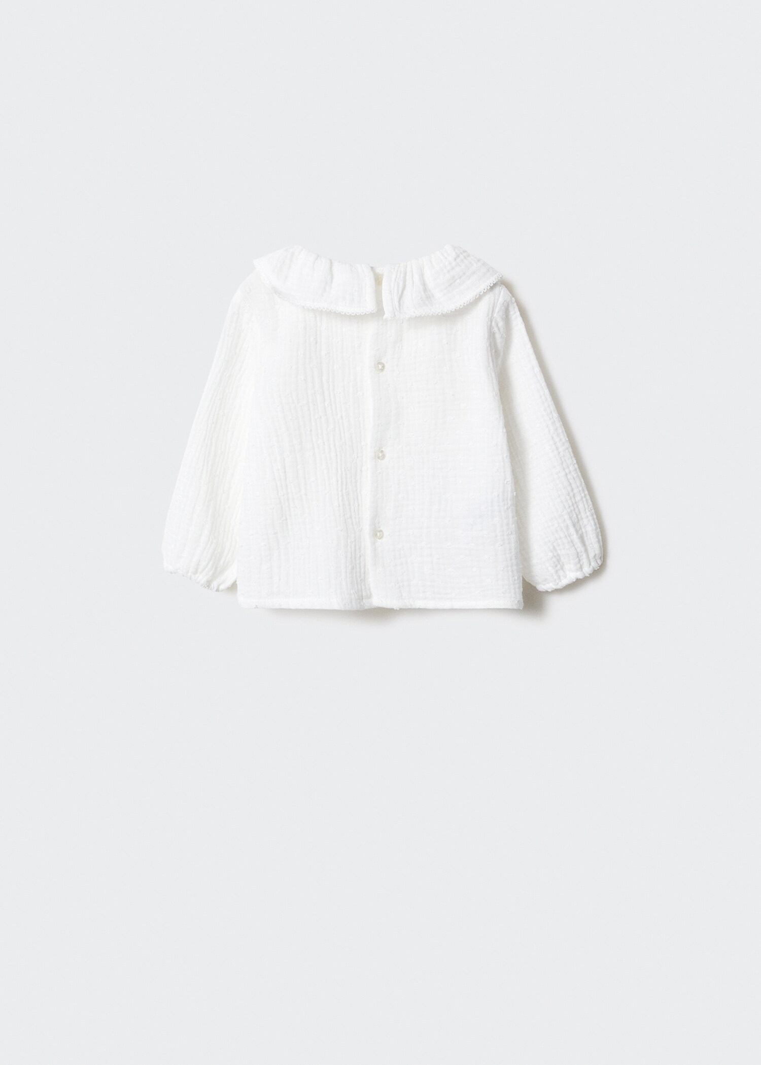 Camisa cuello babydoll - Reverso del artículo