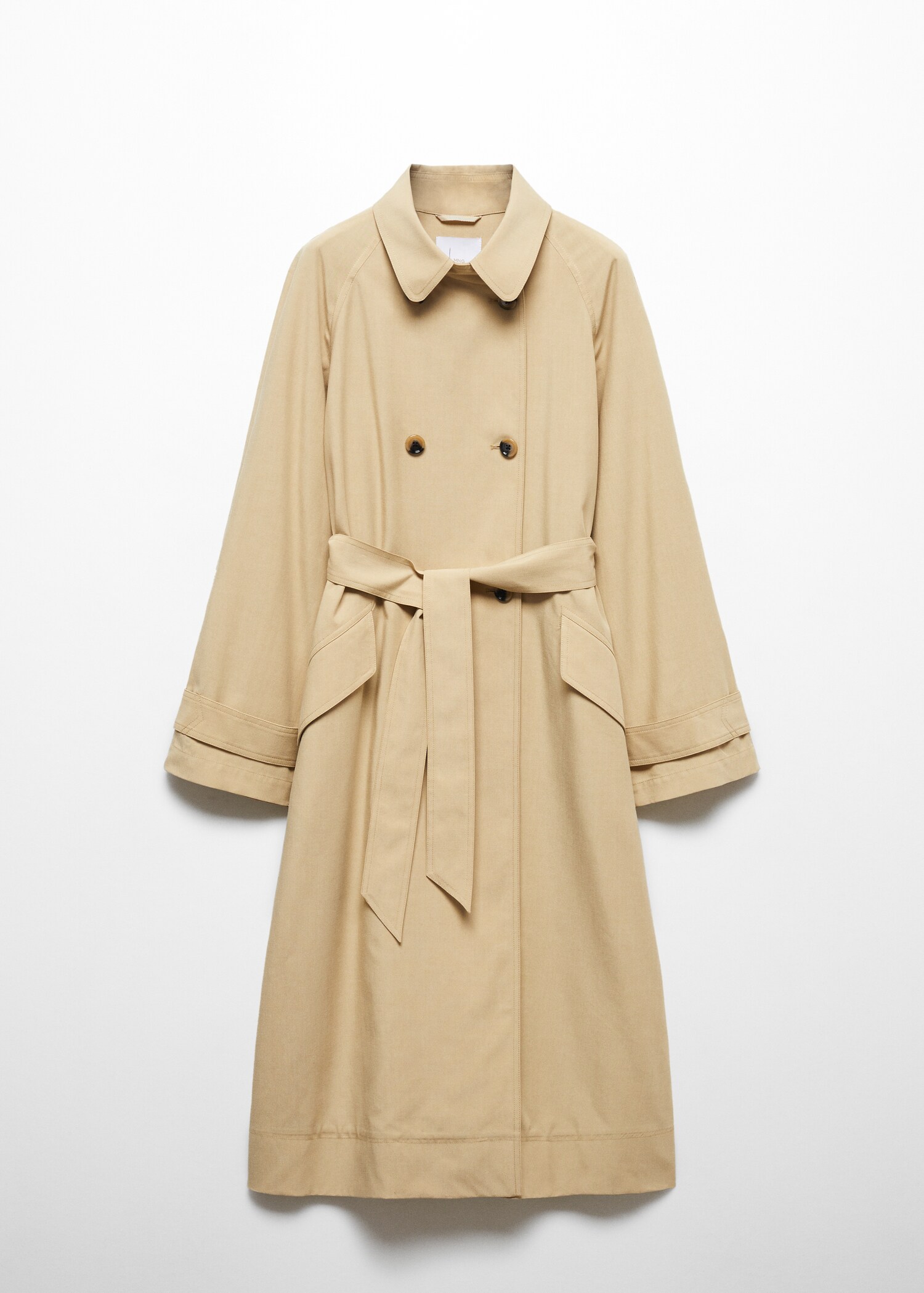 Fluid tencel trench coat - Article without model