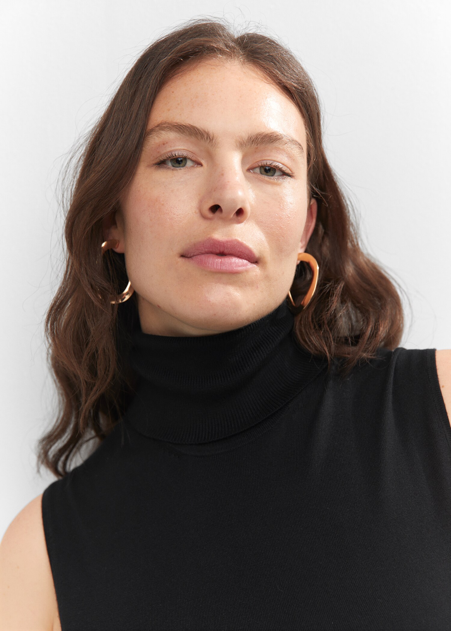 Turtleneck knit top - Details of the article 4