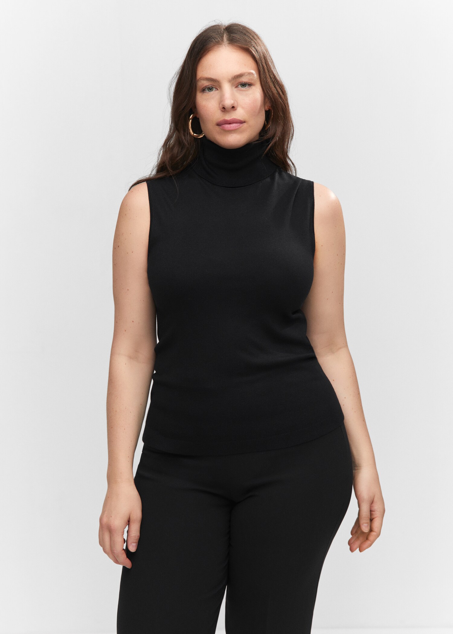 Turtleneck knit top - Details of the article 5