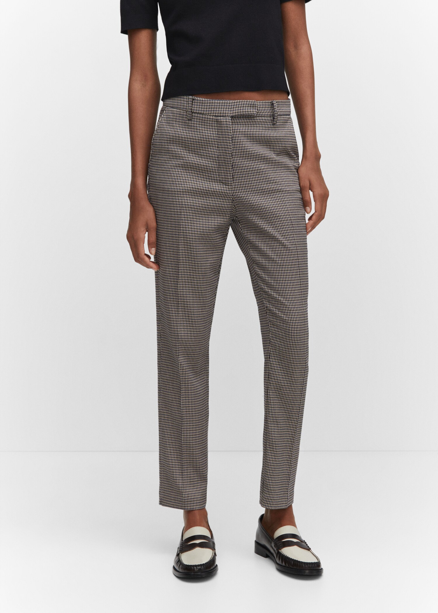 Pantaloni skinny vita media - Piano medio