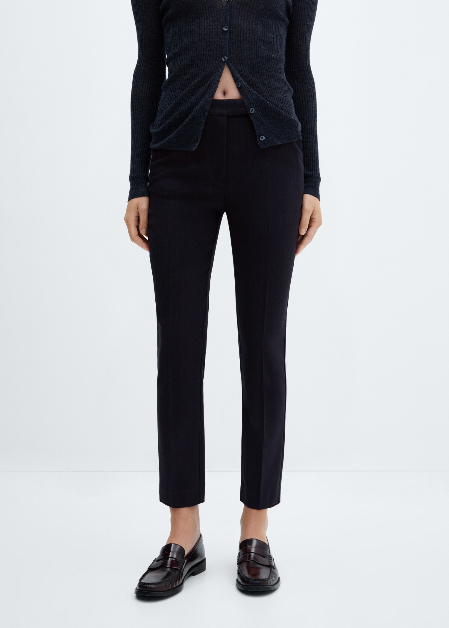 Pantaloni skinny vita media - Piano medio