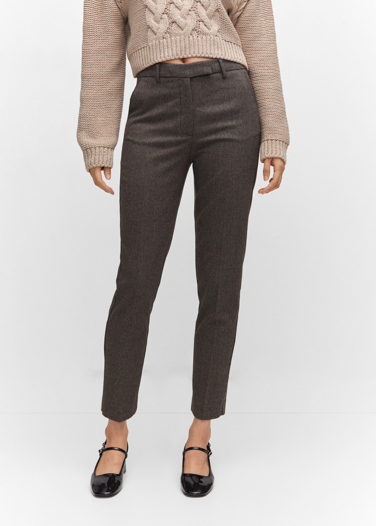 Pantaloni skinny vita media - Piano medio