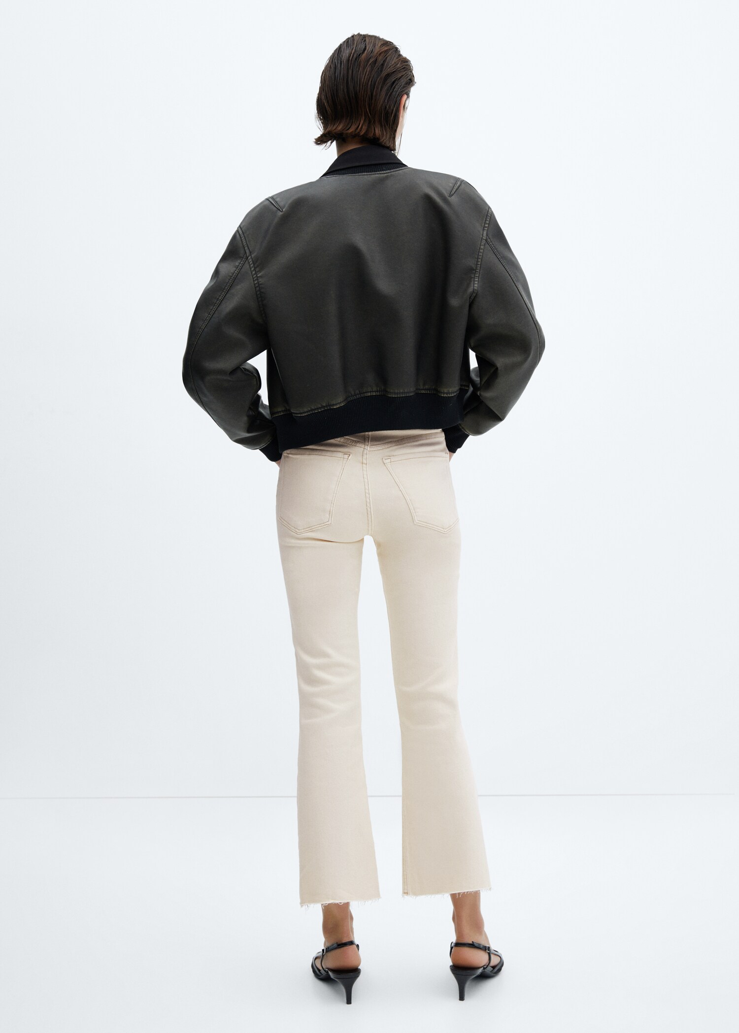 Jean Sienna flare crop - Verso de l’article