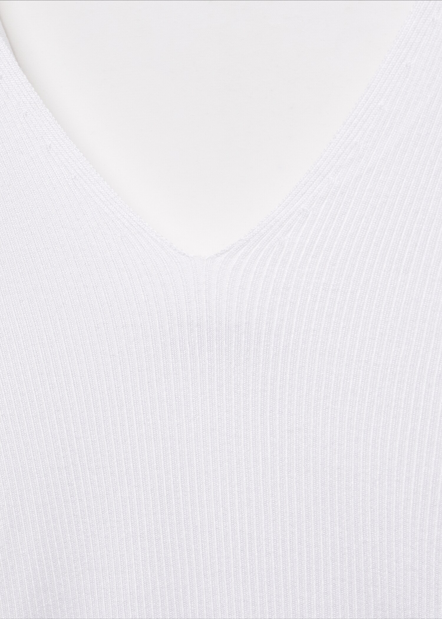 Pull-over maille côtelée dos plongeant - Détail de l'article 8