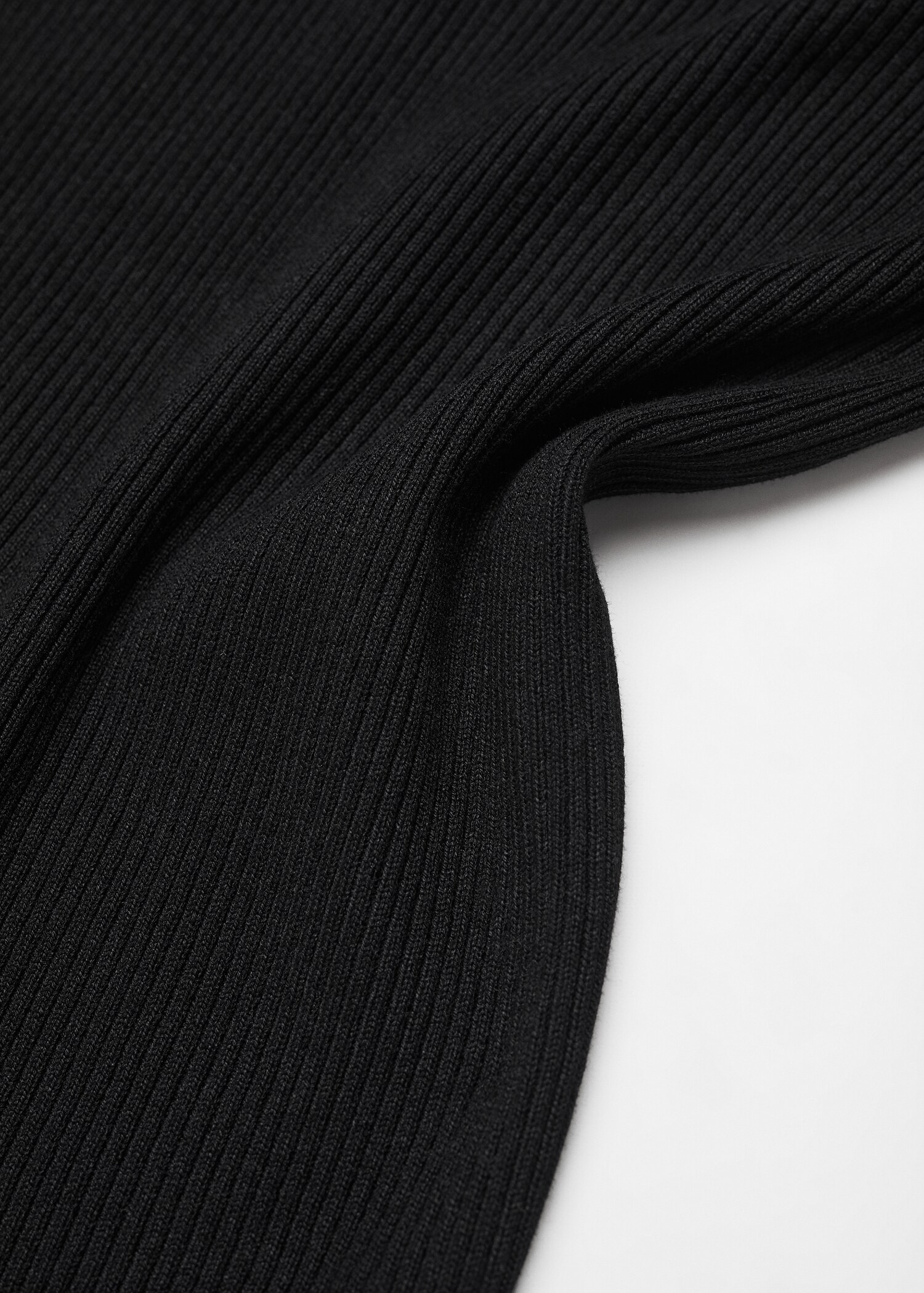 Pull-over maille côtelée dos plongeant - Détail de l'article 8