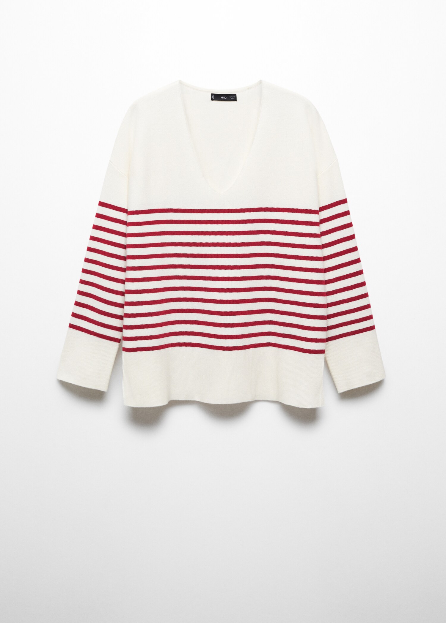 Oversized V-neck sweater - Article without model
