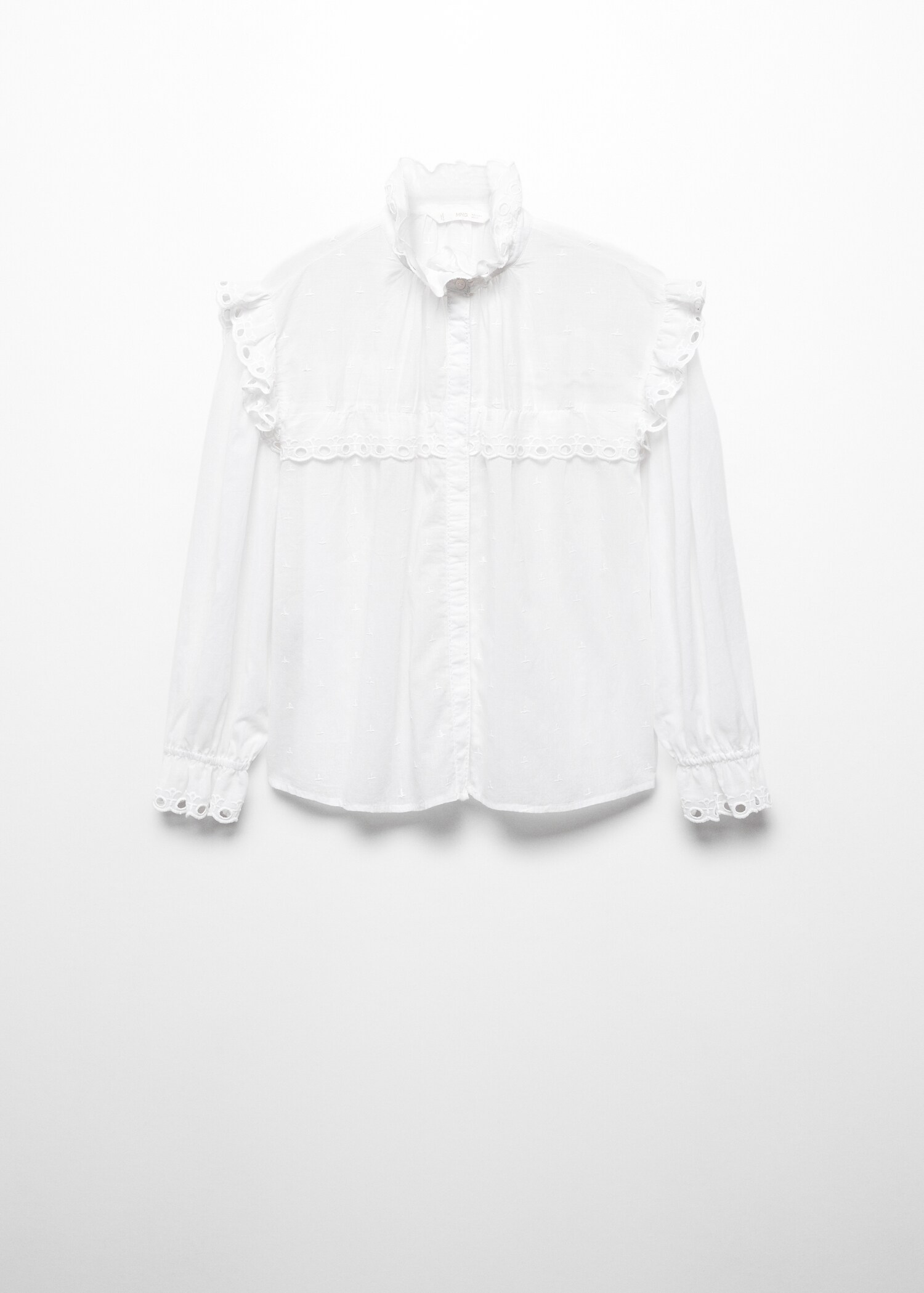 Embroidered details blouse - Article without model