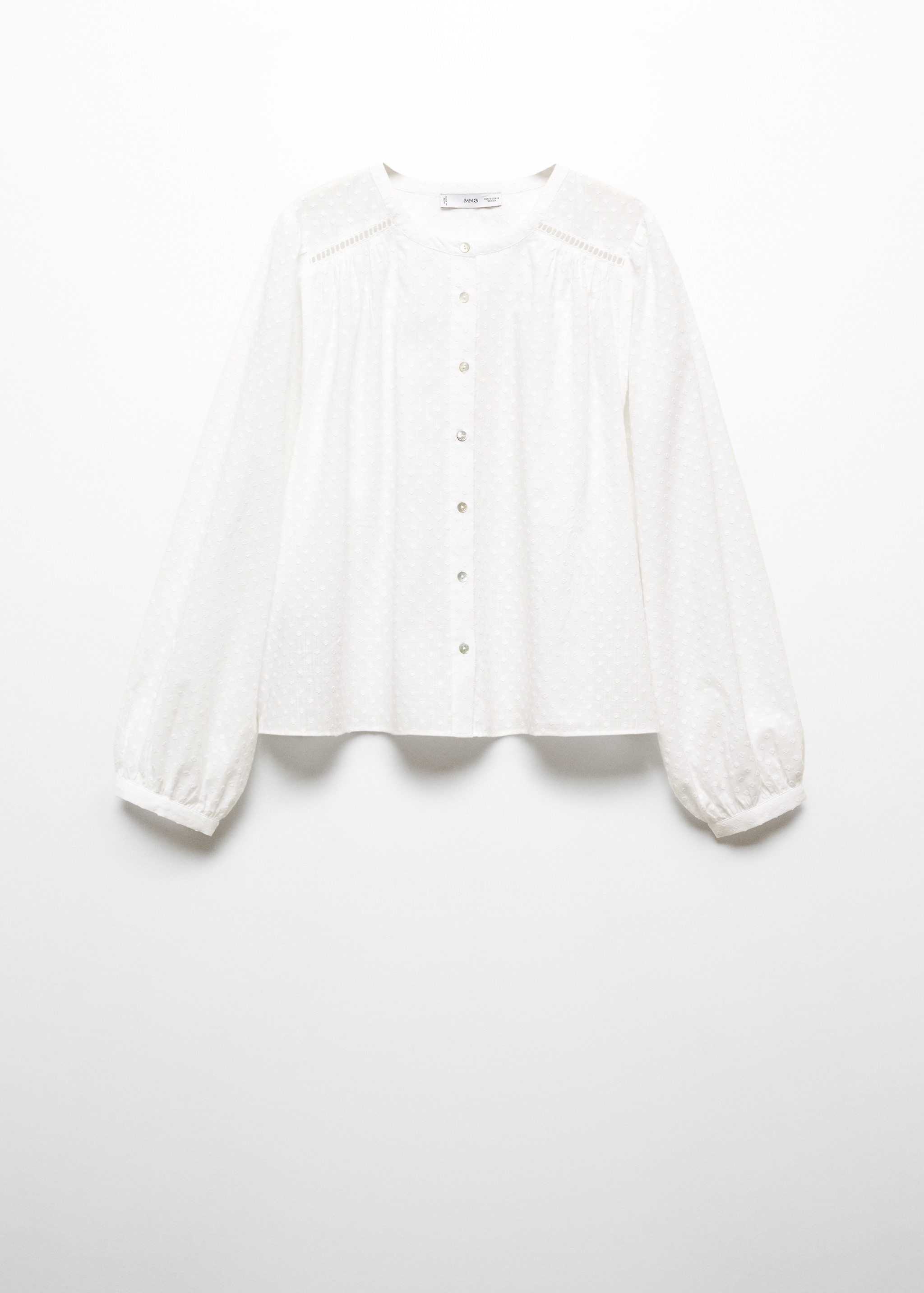 Blouse Mango Blusa Plumeti Blusa Negra Blusa Plumeti Mango Camisa