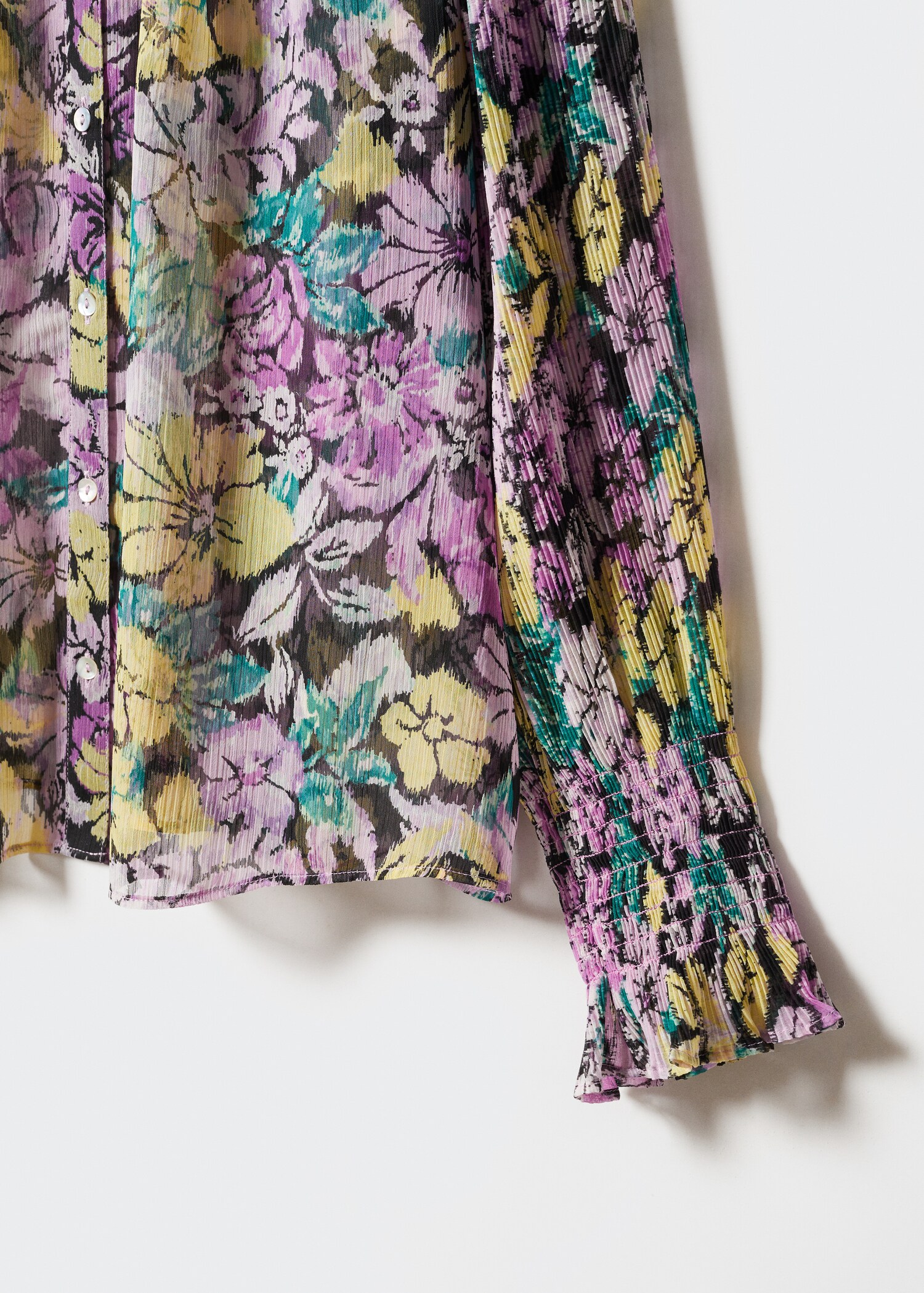 Florale Bluse mit Textur - Detail des Artikels 8