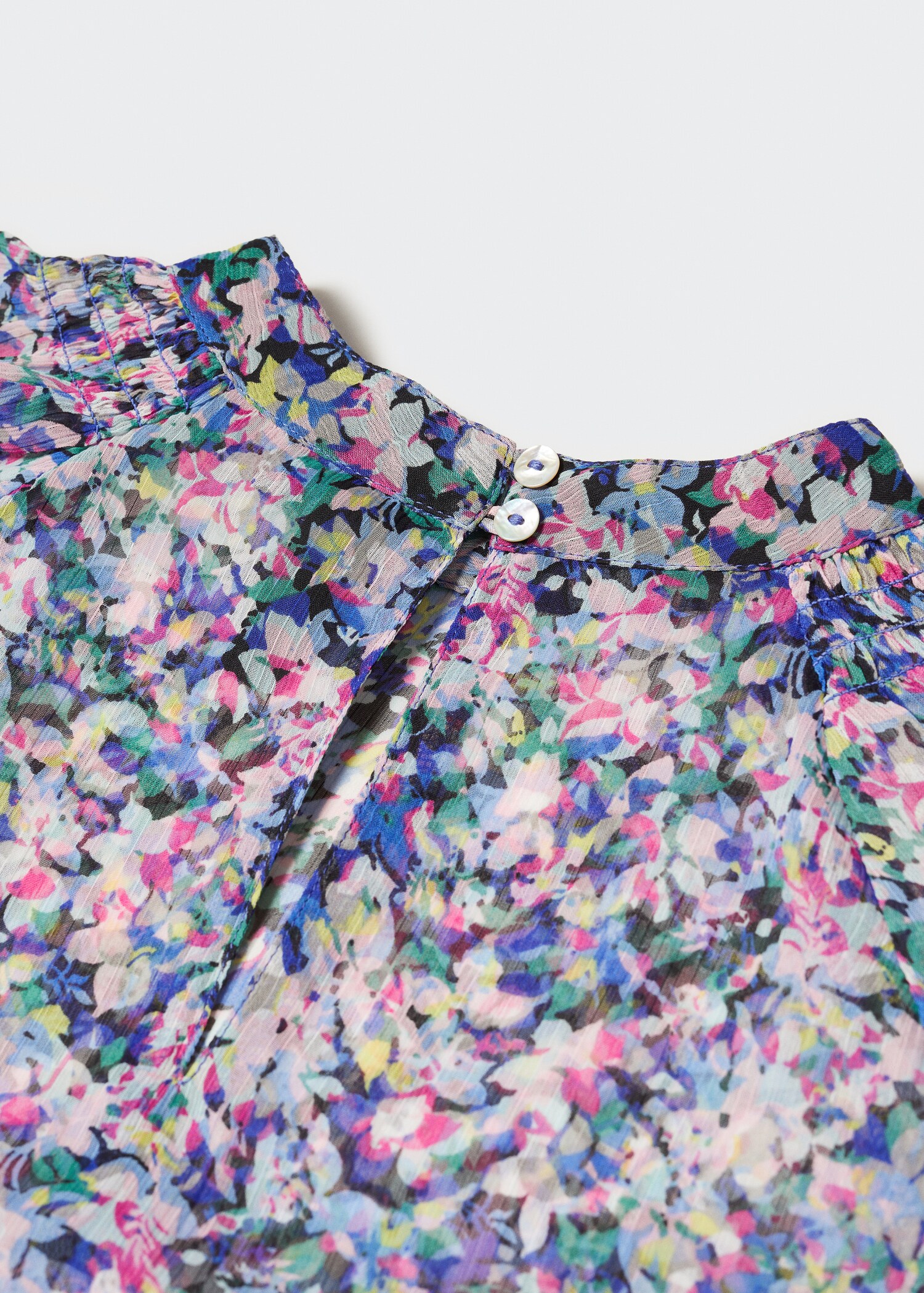 Blouse imprimée manches bouffantes - Détail de l'article 8