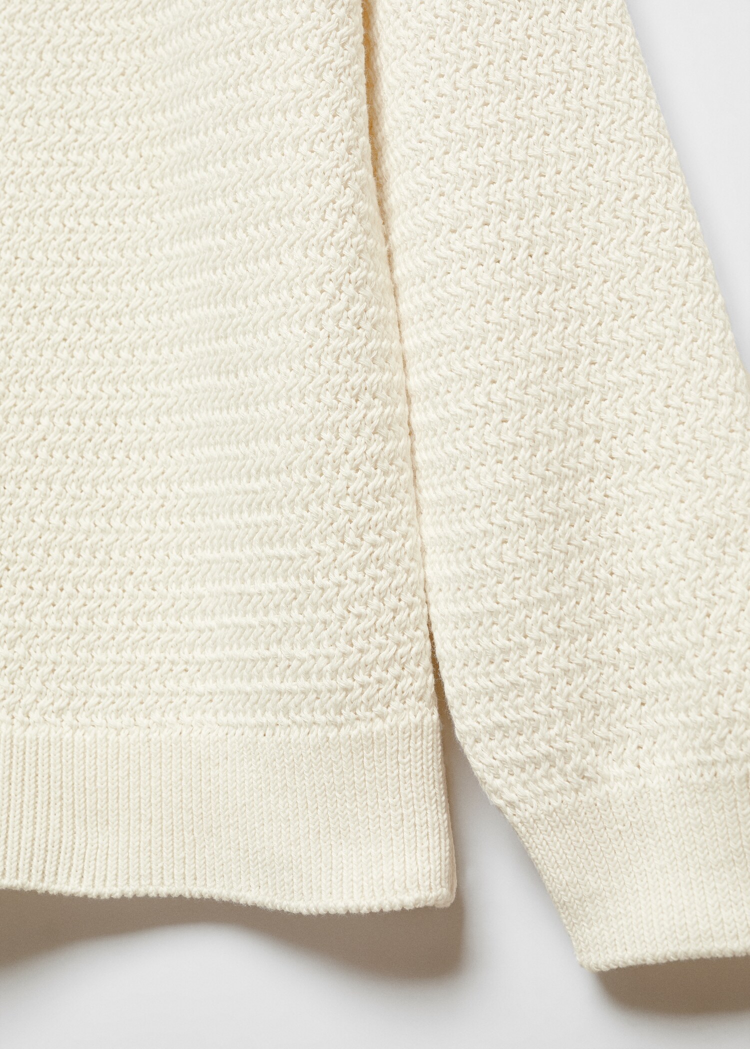 V-neck cotton sweater - Details of the article 8