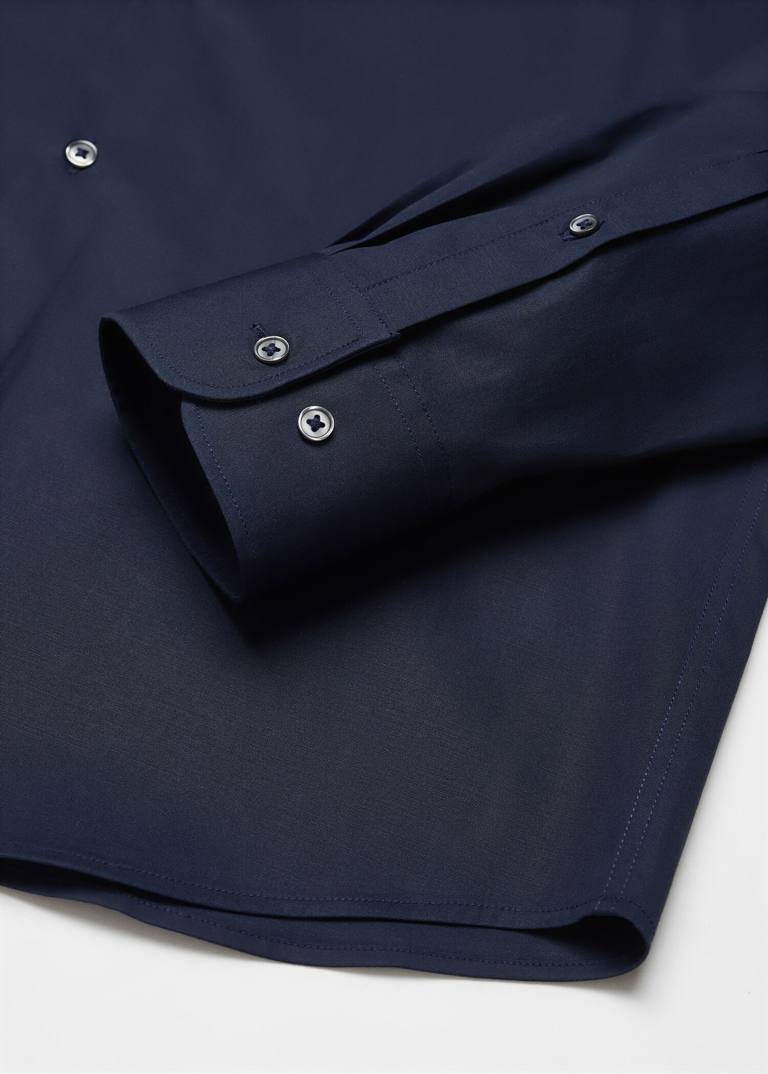 Slim fit stretch cotton shirt - Details of the article 8