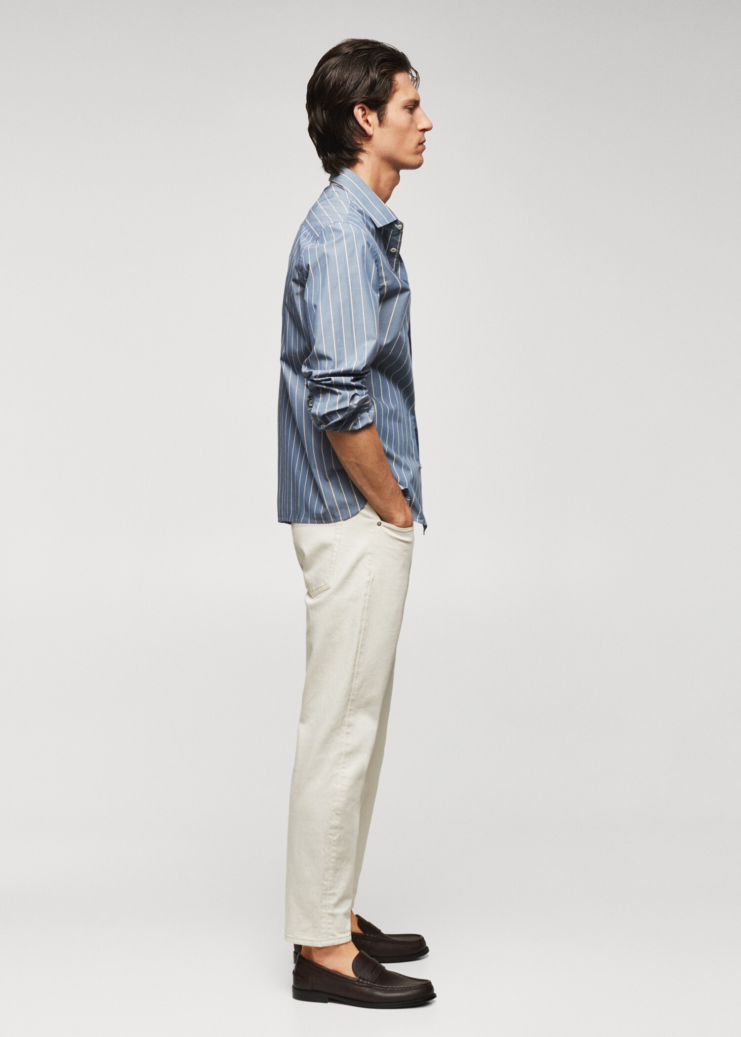 Camisa 100% algodón rayas - Detalle del artículo 2