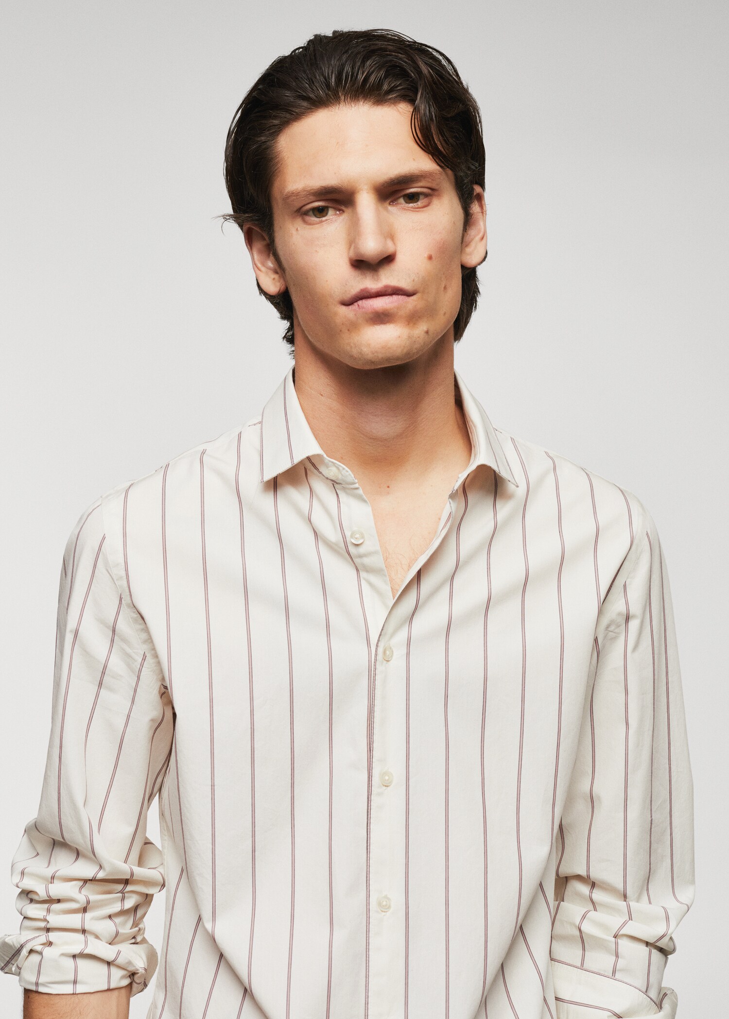 Camisa 100% algodón rayas - Detalle del artículo 1