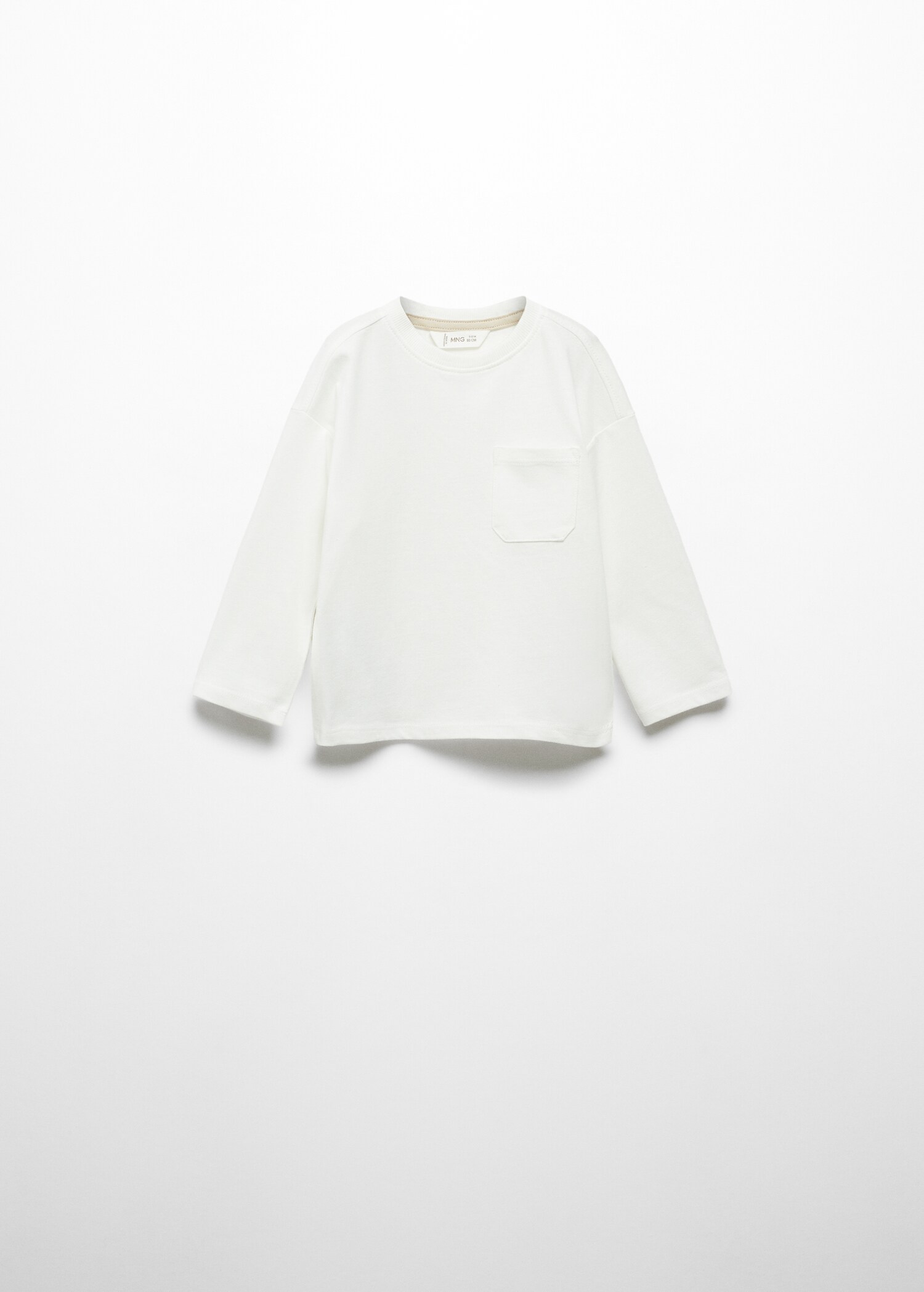 Long sleeve cotton t-shirt - Article without model