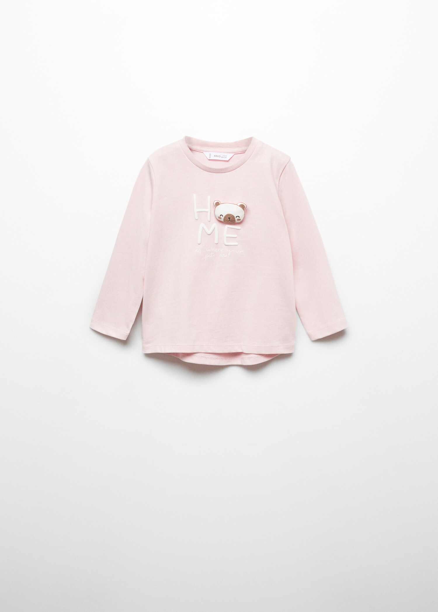 Long sleeve cotton t-shirt - Article without model