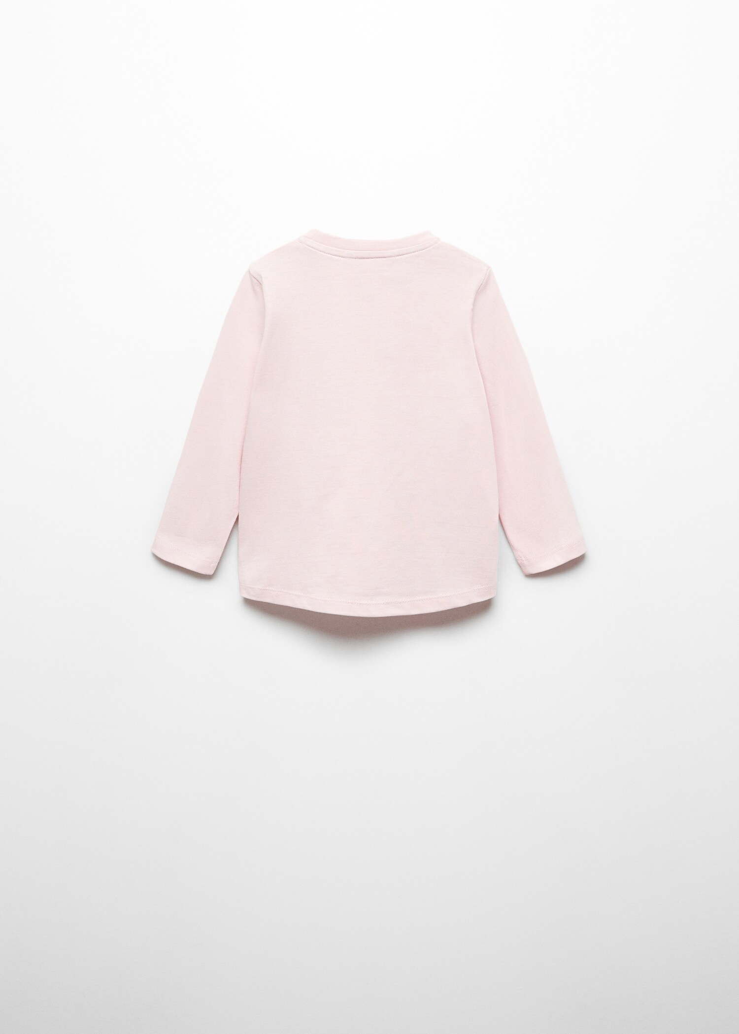 Long sleeve cotton t-shirt - Reverse of the article