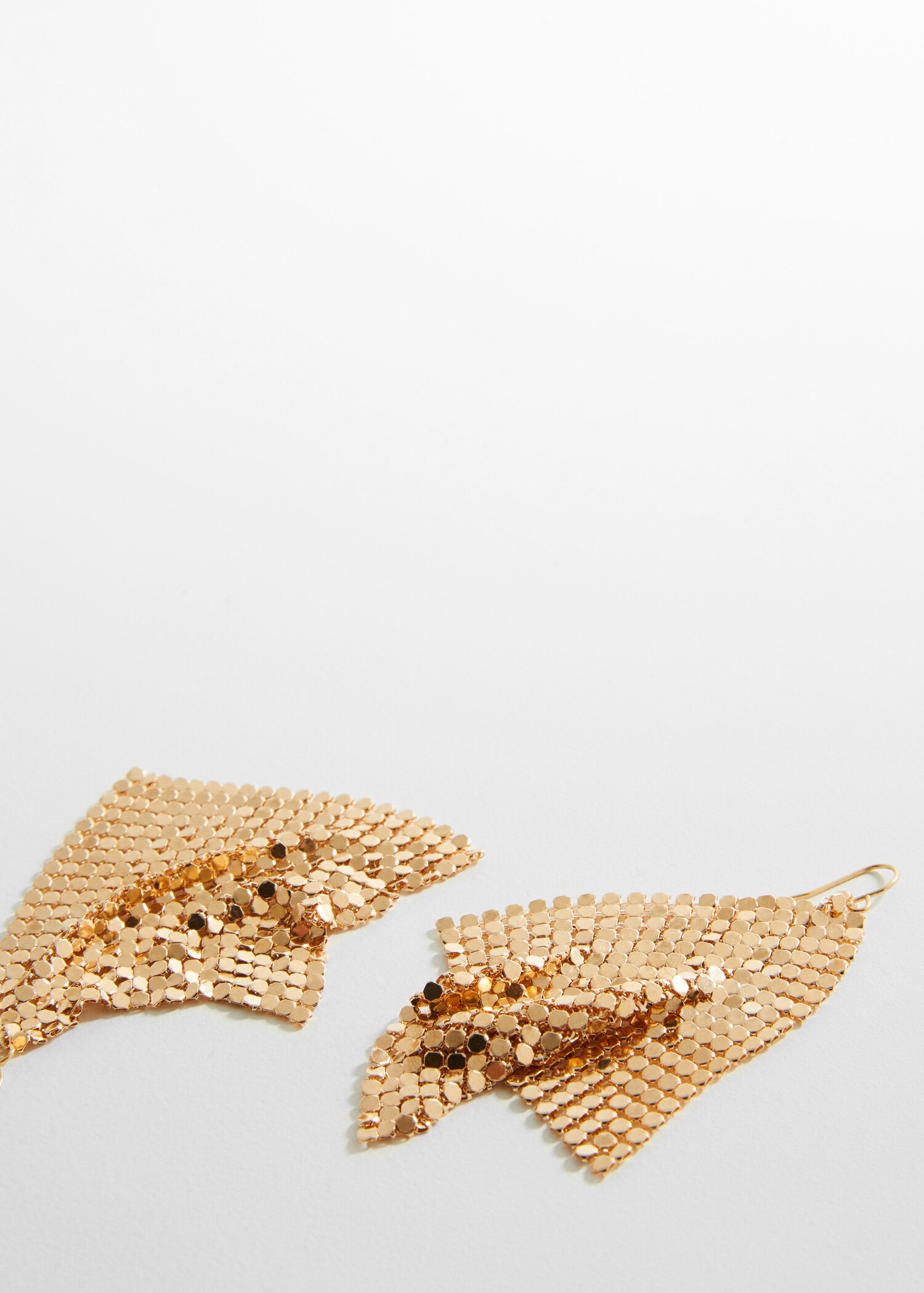 Mesh earrings - Medium plane
