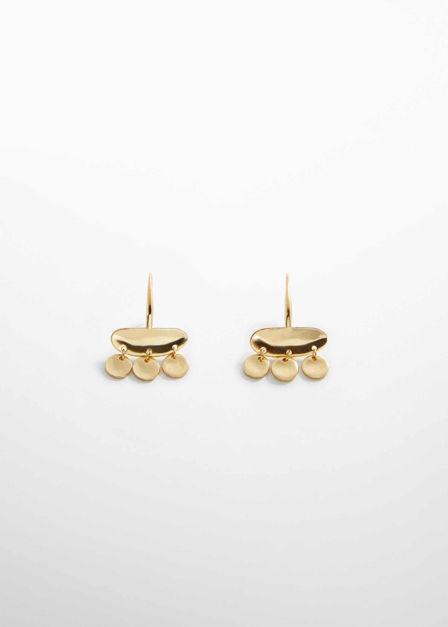 Coin pendant earrings - Article without model