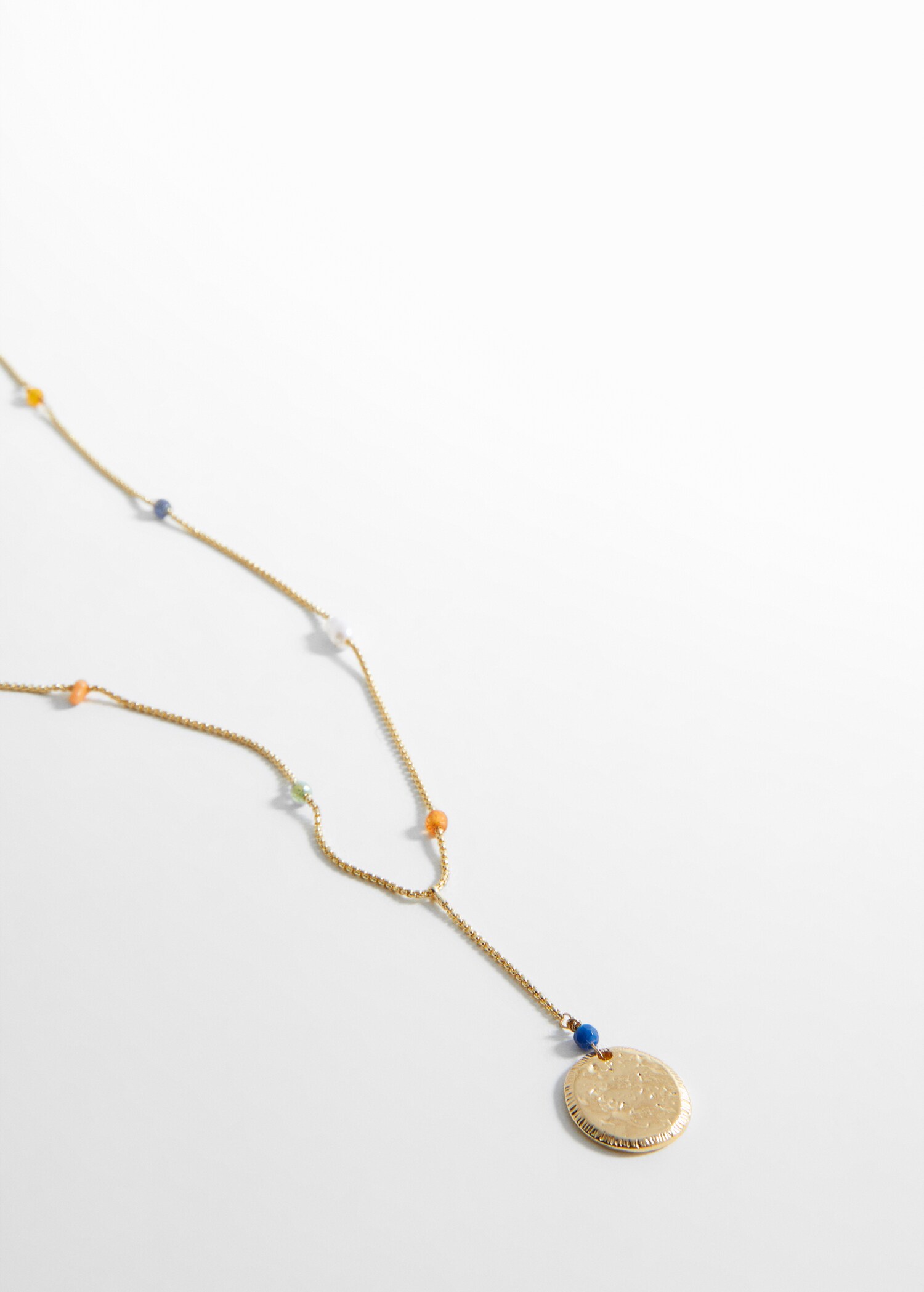 Coin pendant necklace - Medium plane