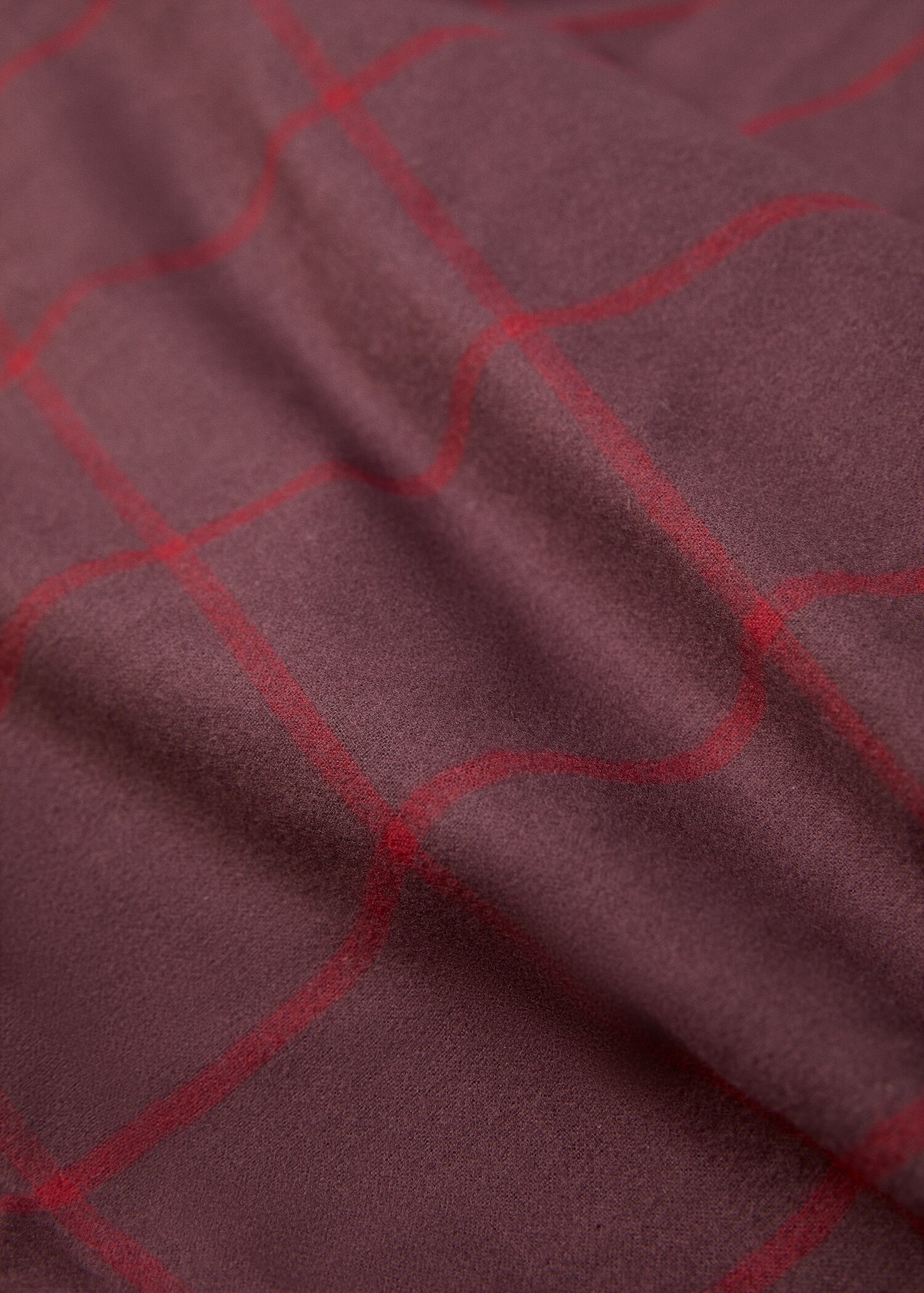 Geruit flanellen dekbedovertrek Bed 90 cm - Detail van het artikel 2