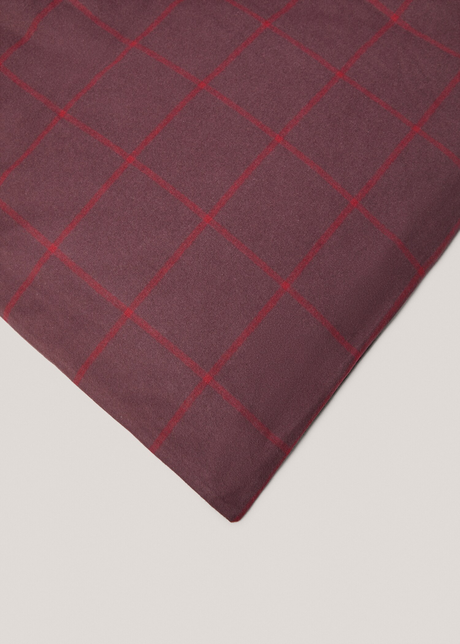 Geruit flanellen dekbedovertrek Bed 90 cm - Detail van het artikel 3
