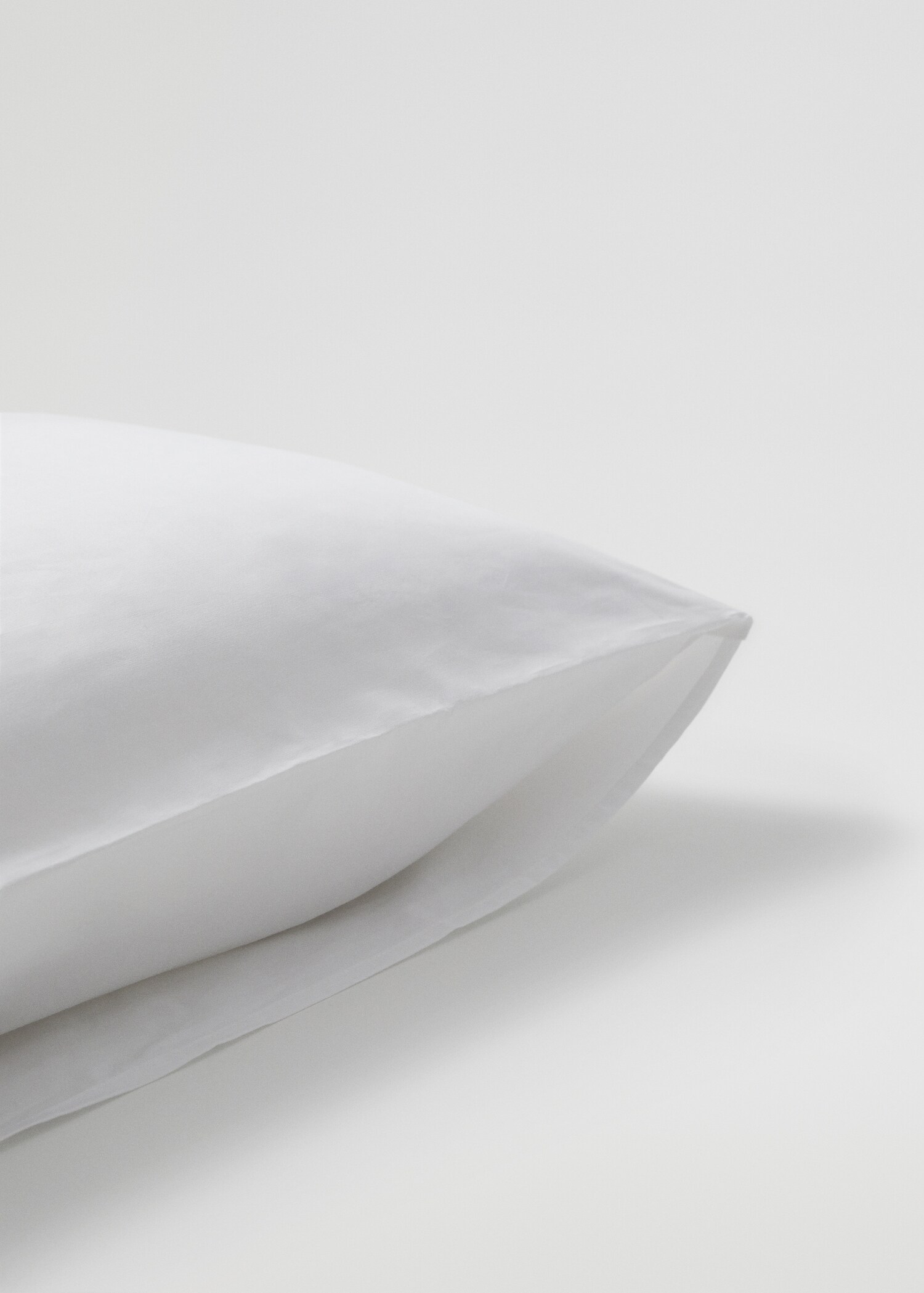 Percale cotton pillowcase 500 threads 50x75cm (Pack of 2) - Details of the article 3