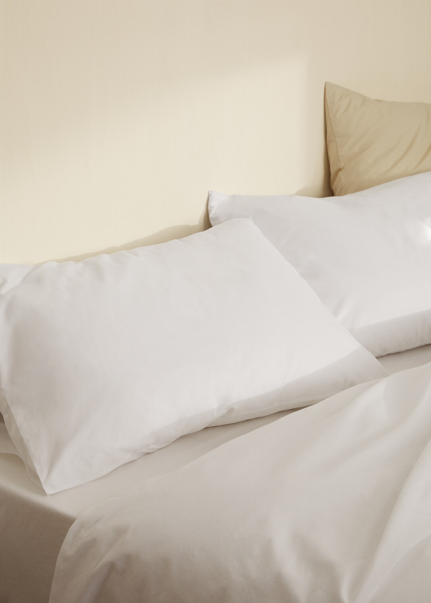 Percale cotton pillowcase 500 threads 50x75cm (Pack of 2) - Details of the article 8