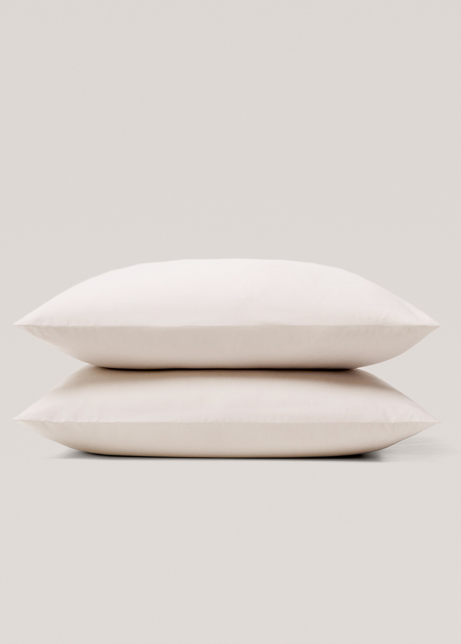 Housse coussin coton (180 fils) 60x60 cm(2 unités) - Détail de l'article 1