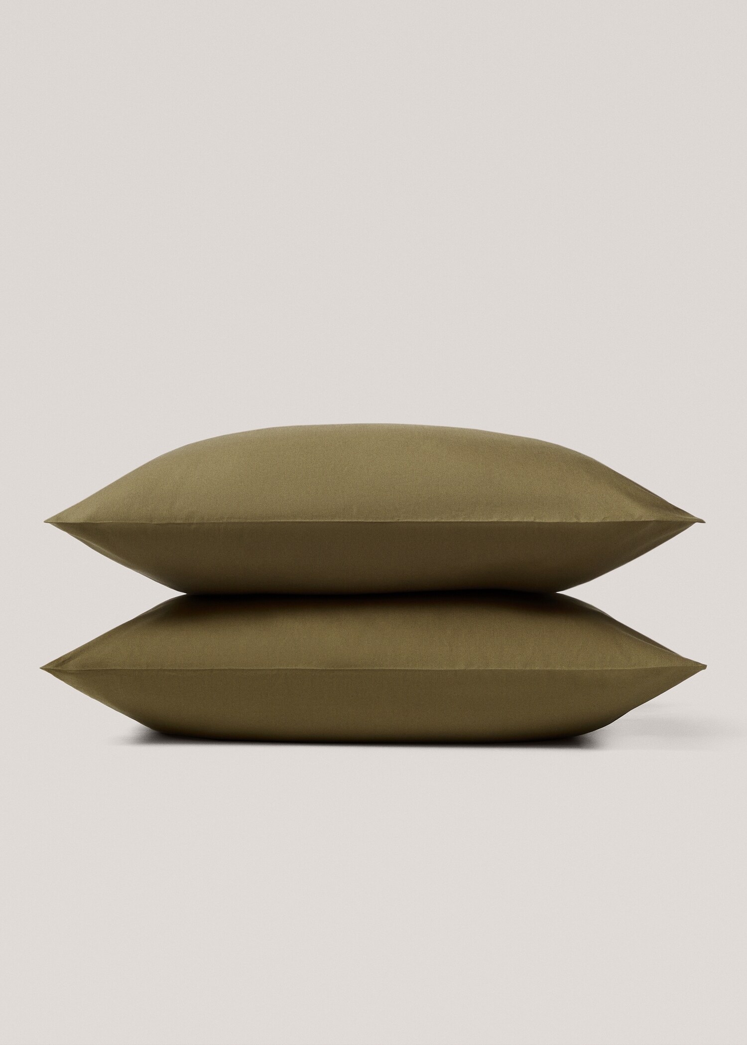 Housse coussin coton (180 fils) 60x60 cm(2 unités) - Détail de l'article 1