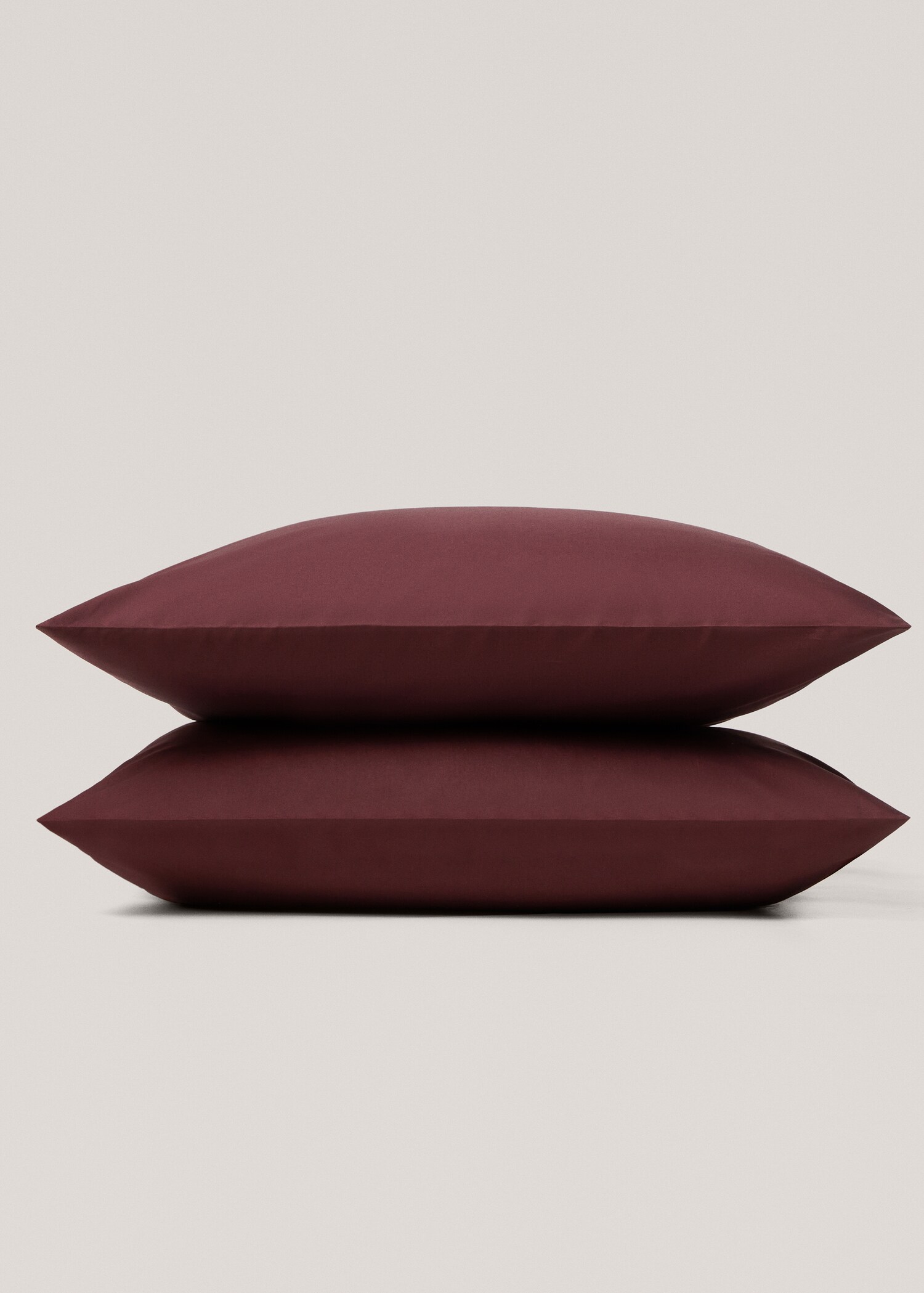 Housse coussin coton (180 fils) 60x60 cm(2 unités) - Détail de l'article 1