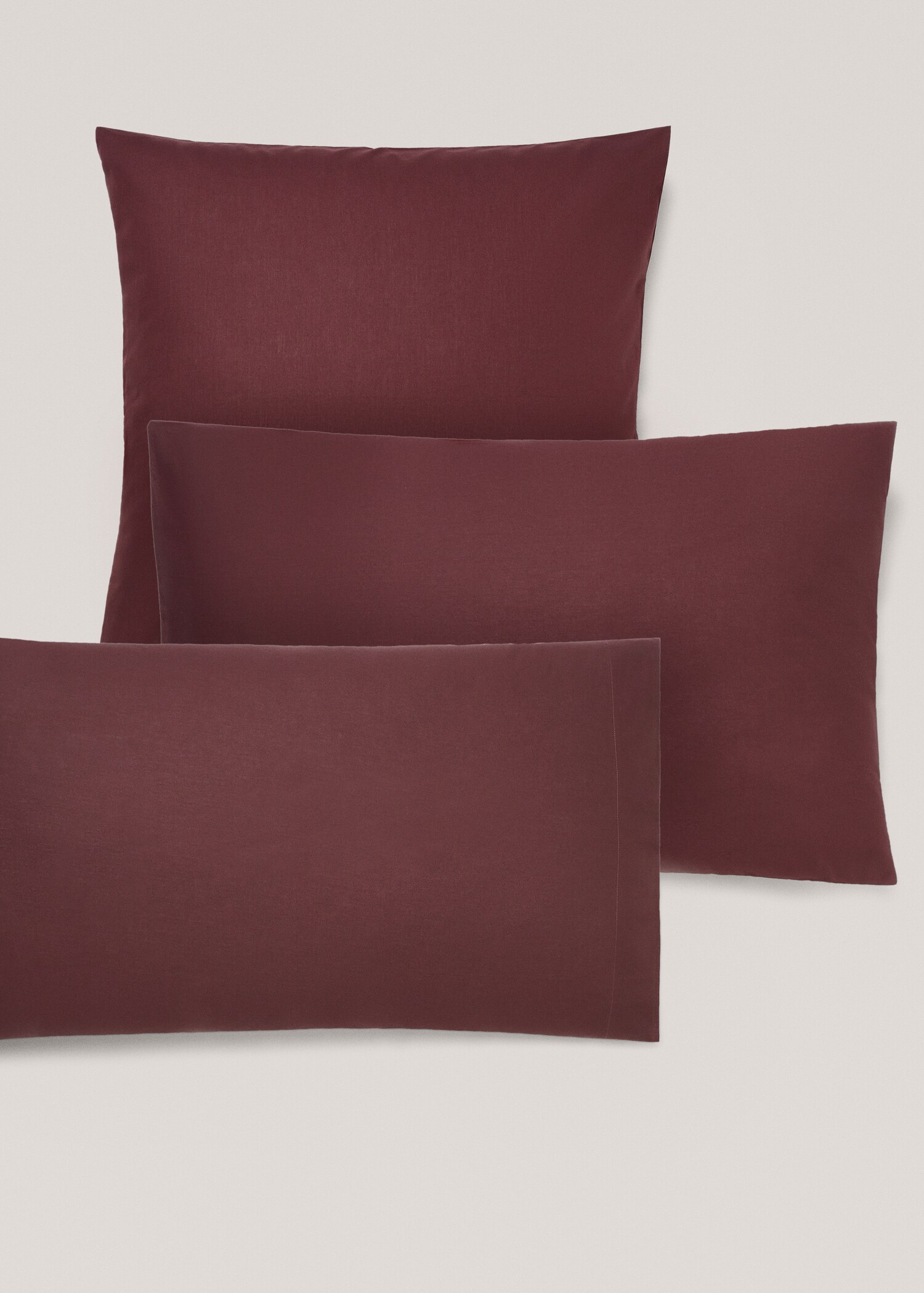 Housse coussin coton (180 fils) 60x60 cm(2 unités) - Détail de l'article 4