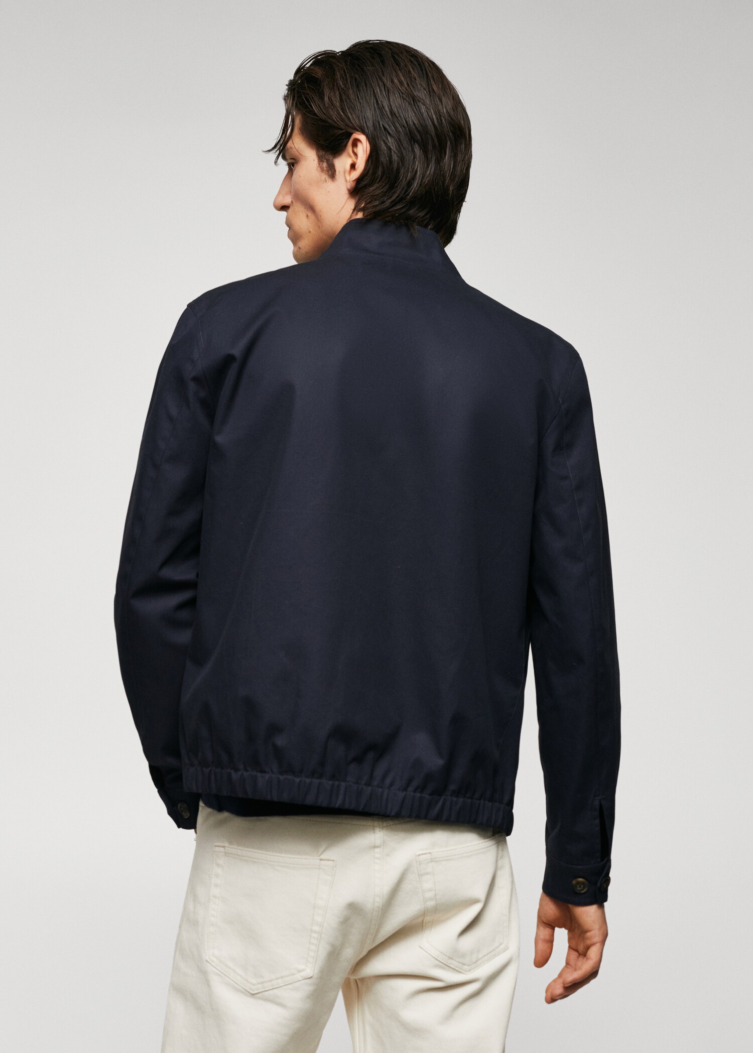 Veste bomber 100 % coton - Verso de l’article